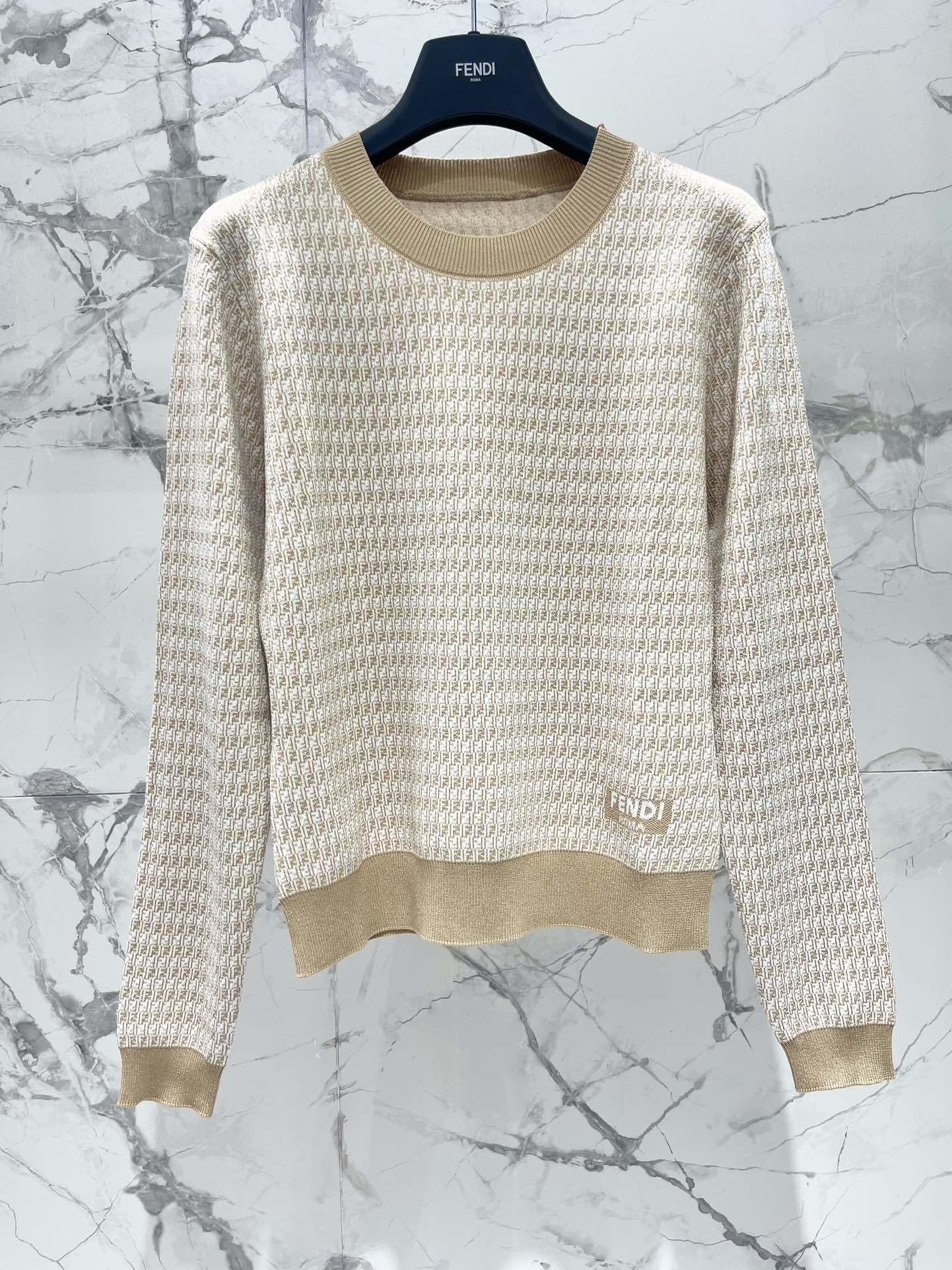 25ss jacquard knitted sweater