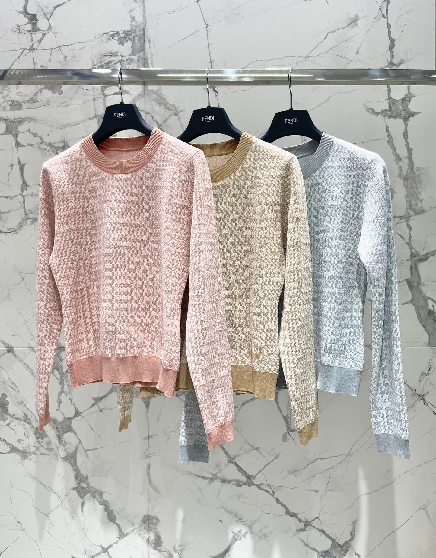 25ss jacquard knitted sweater