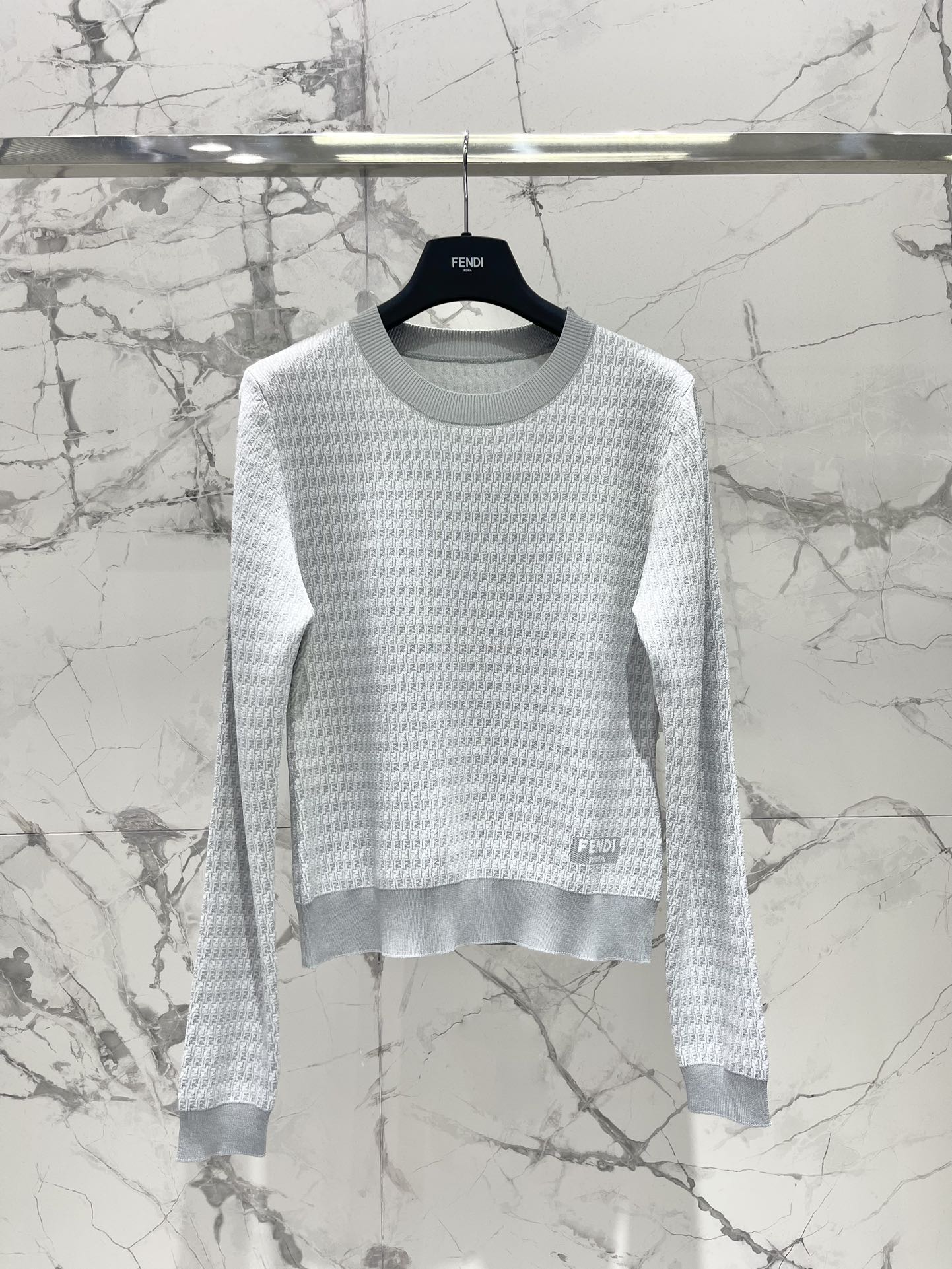 25ss jacquard knitted sweater