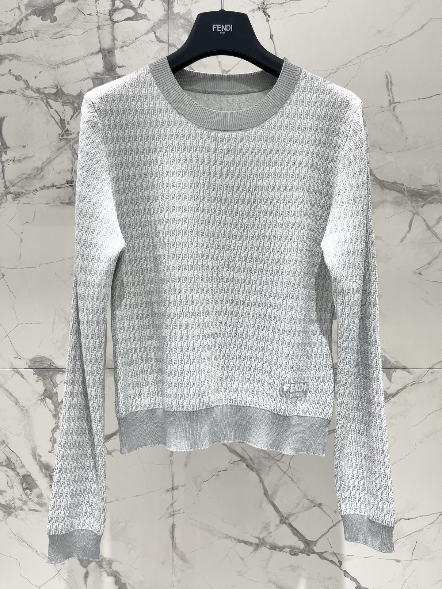 25ss jacquard knitted sweater