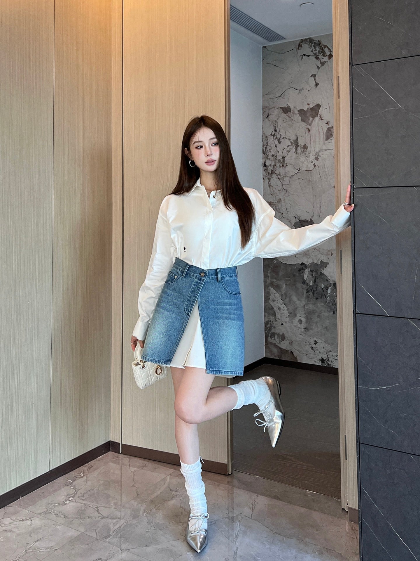D 25ss shirt skirt suit