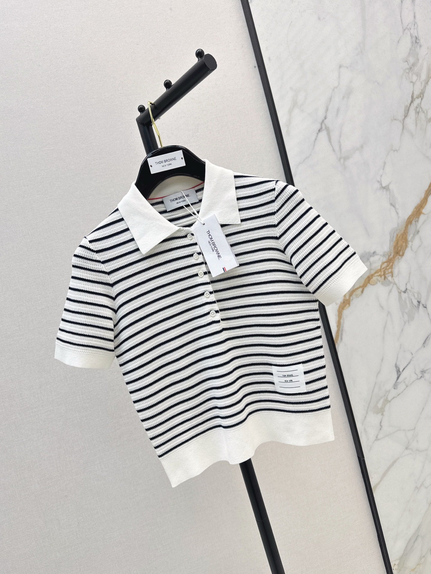 TH 25ss knitted polo shirt