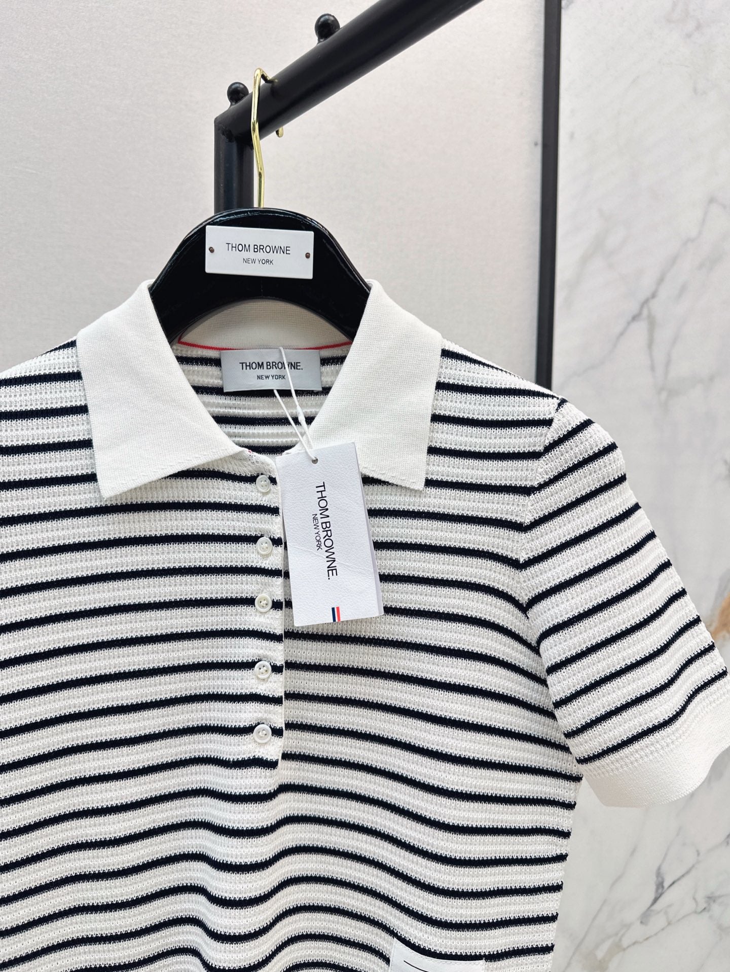 TH 25ss knitted polo shirt