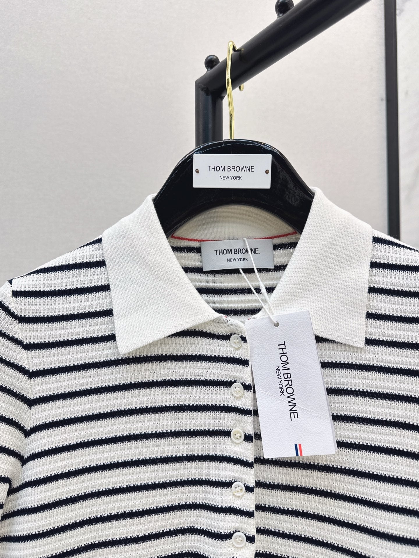 TH 25ss knitted polo shirt