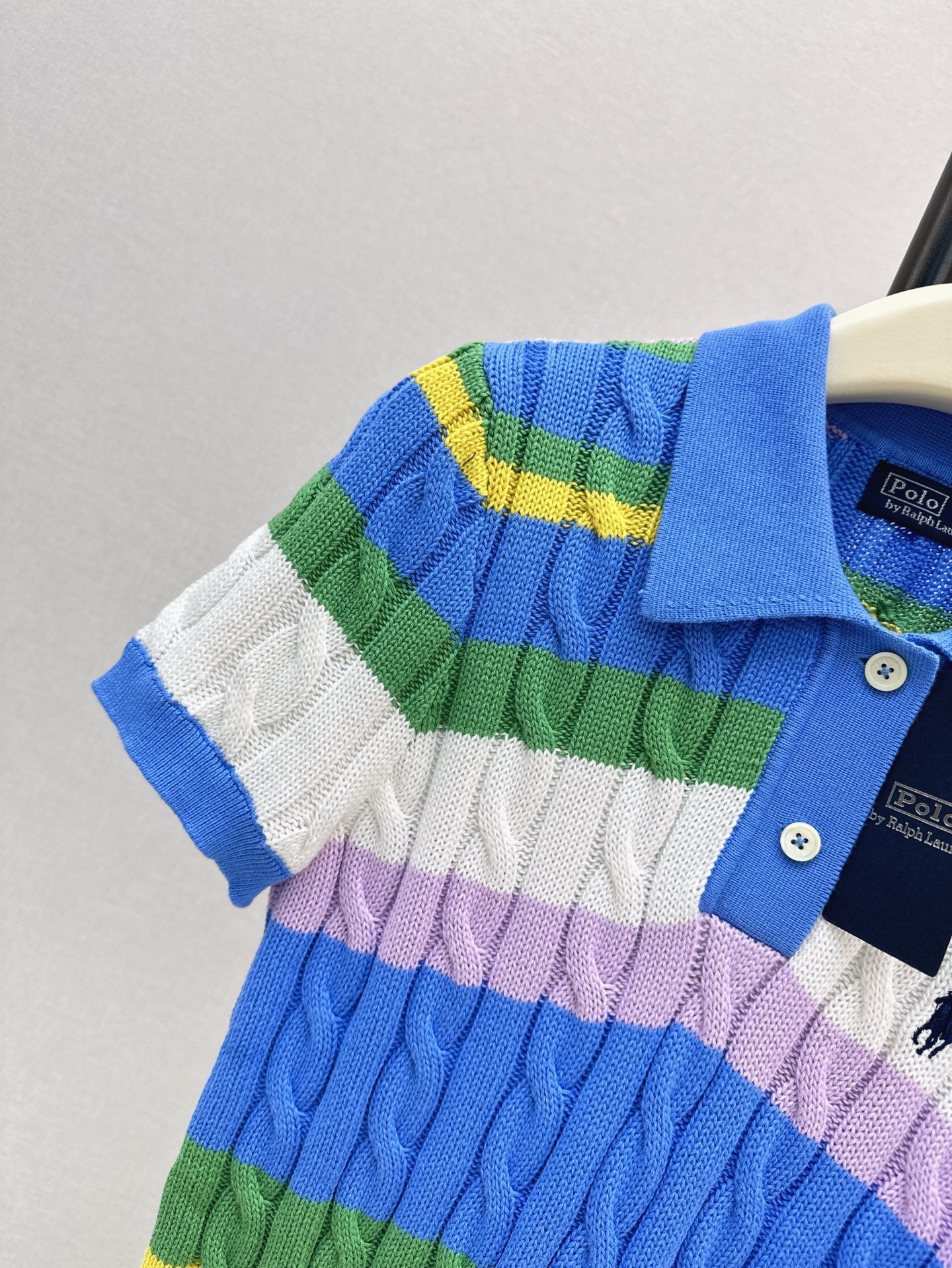ra 25ss knitted polo shirt
