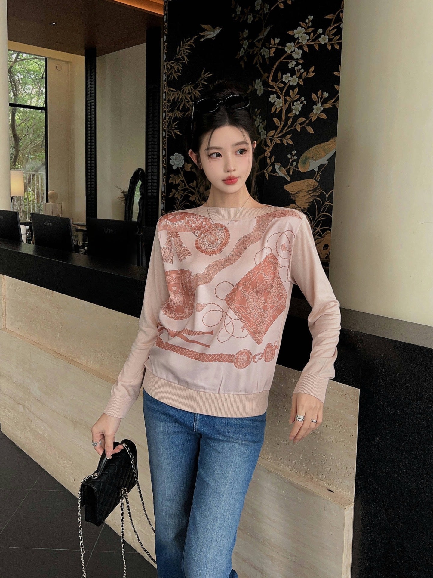H 25ss knitted shirt