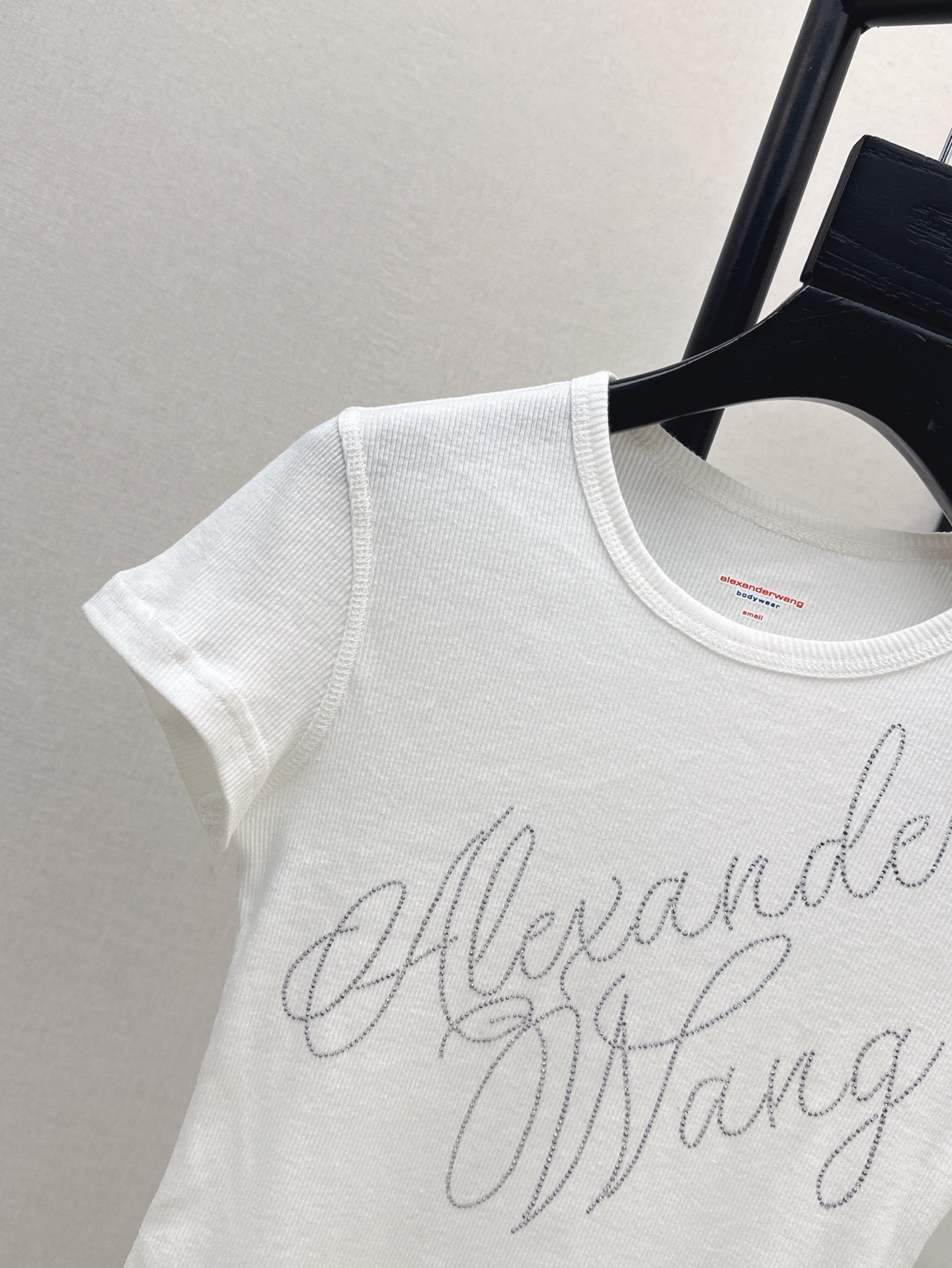 Ale 25ss rhinestone t-shirt