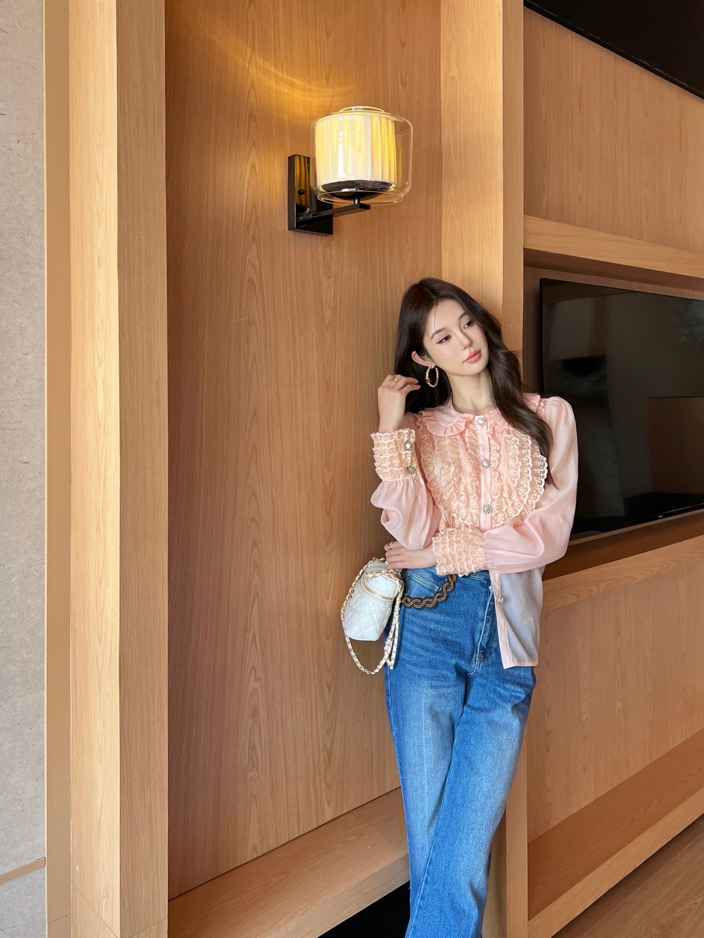 25ss lace shirt