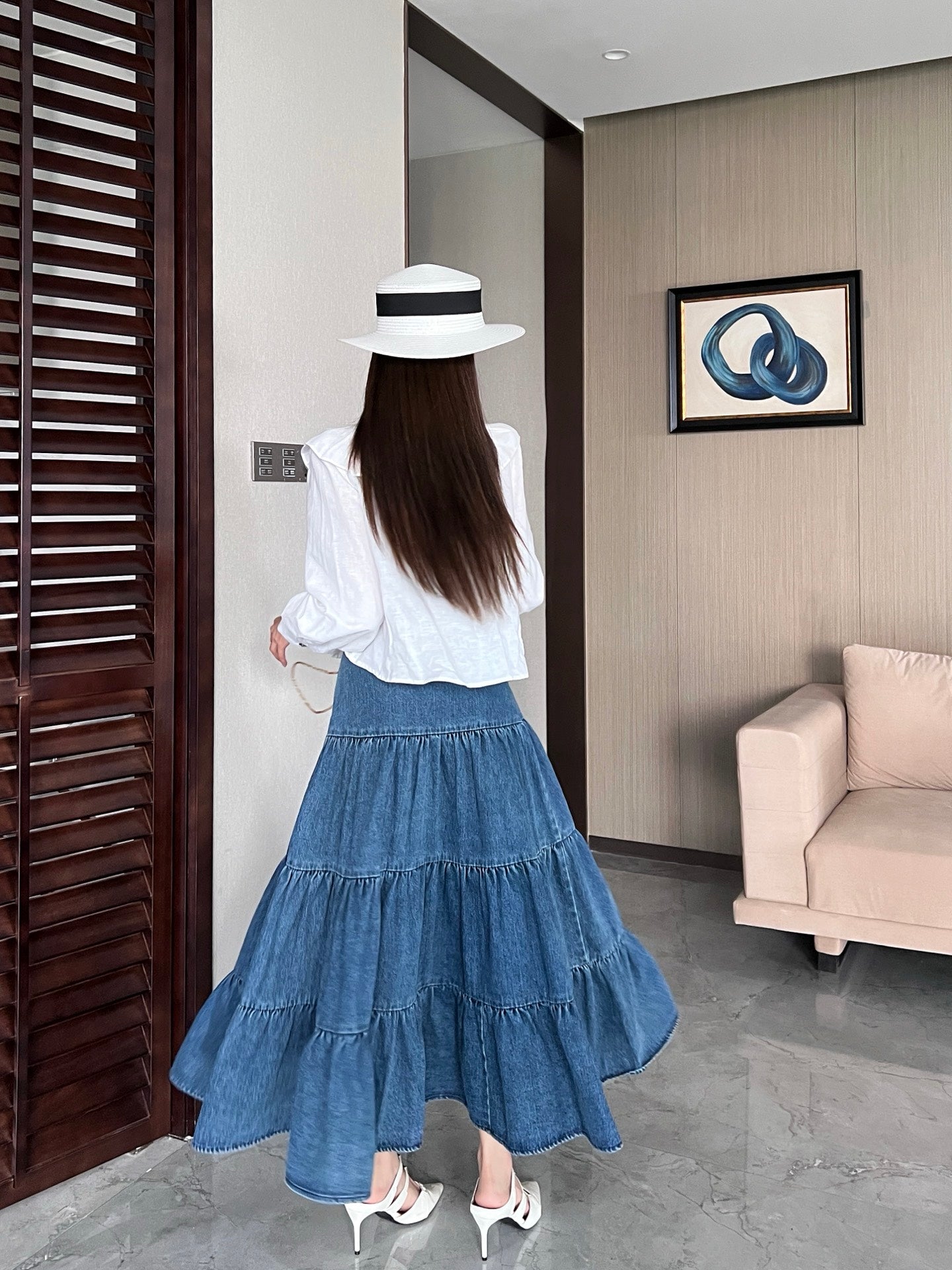 25ss ruffle skirt