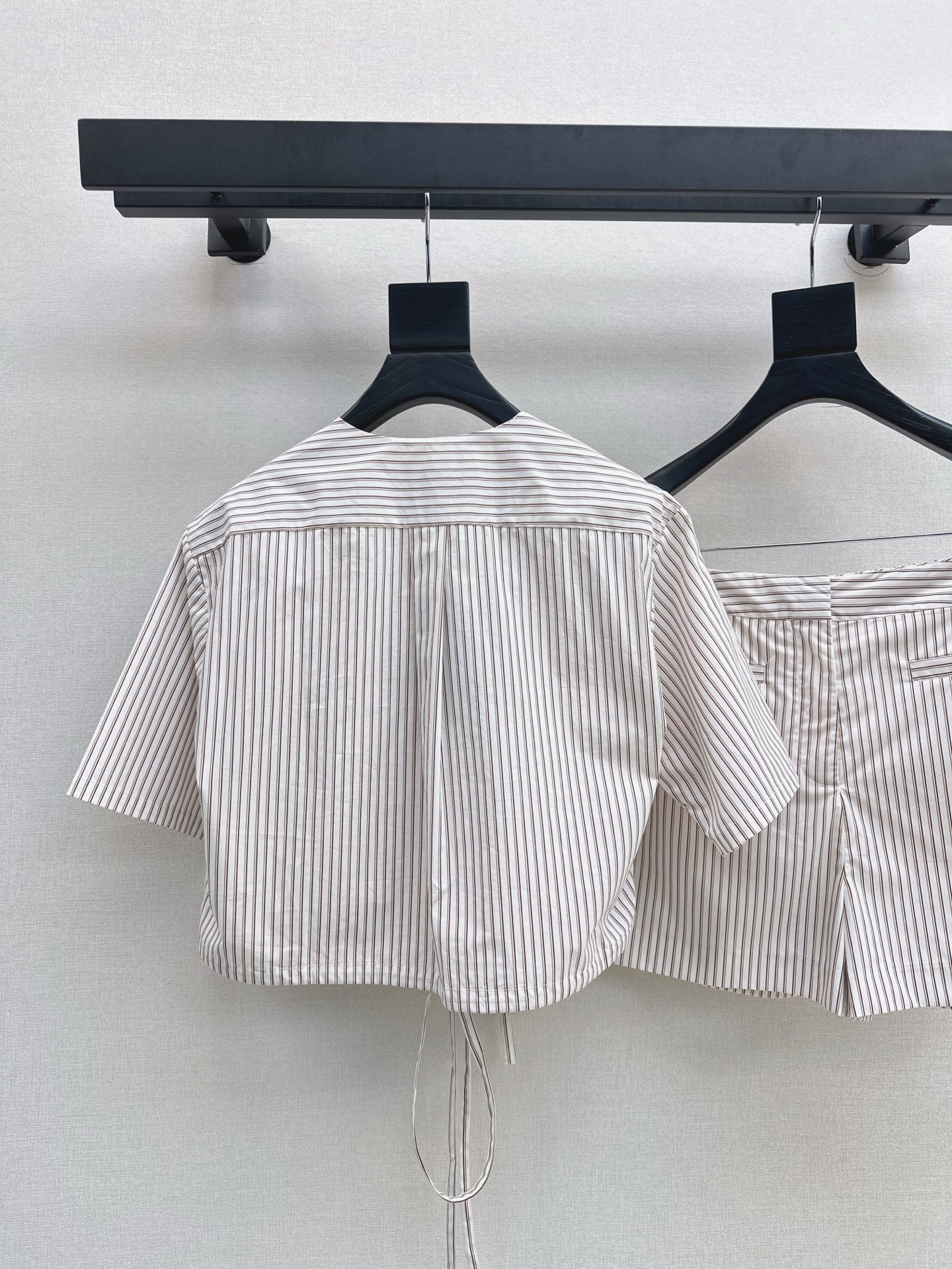 25ss drawstring short set