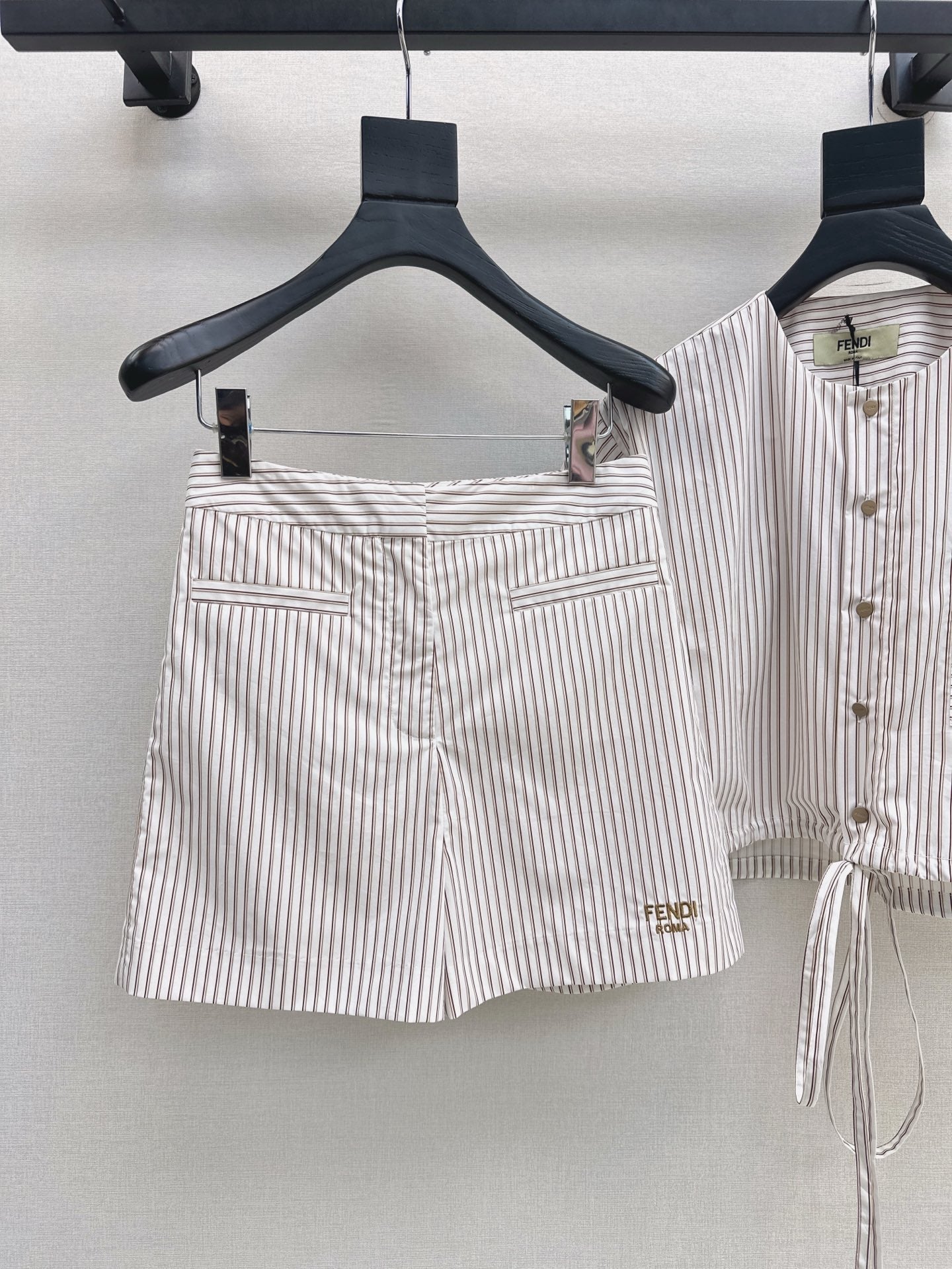 25ss drawstring short set