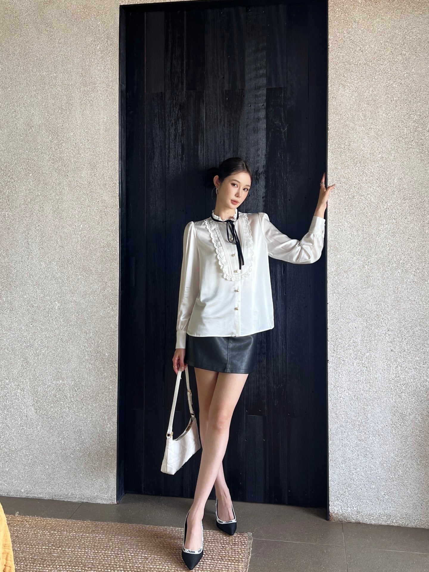 25ss ruffle shirt