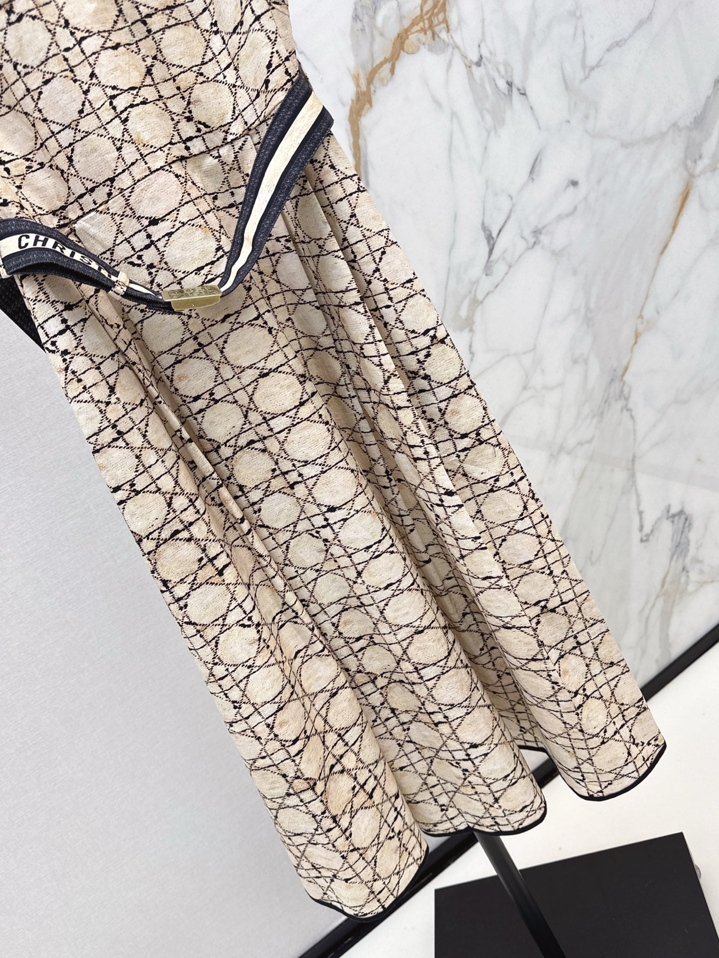 25ss argyle jacquard dress