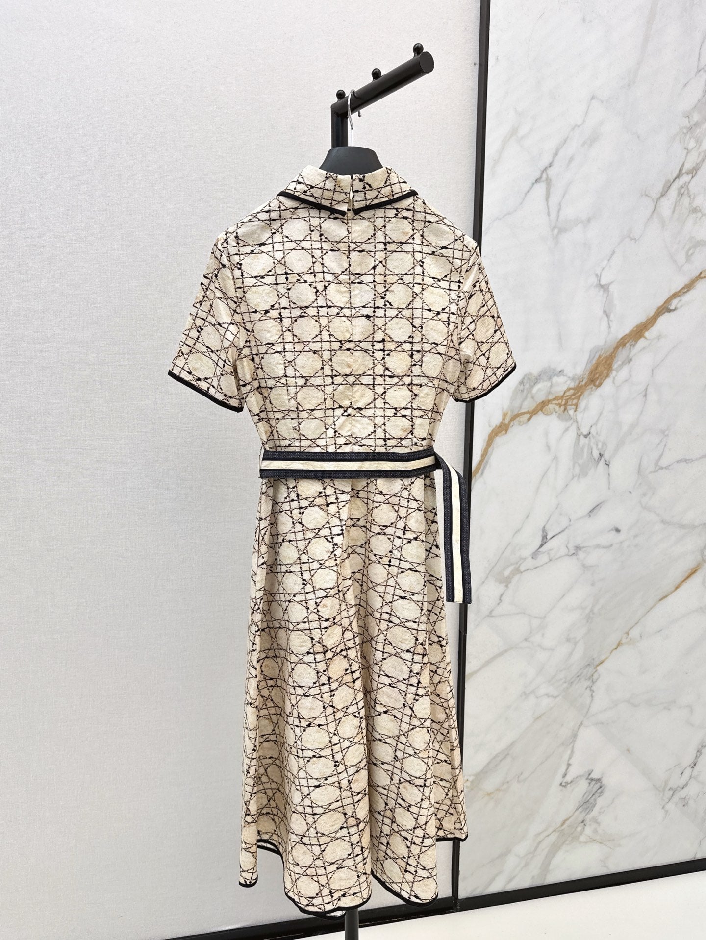 25ss argyle jacquard dress