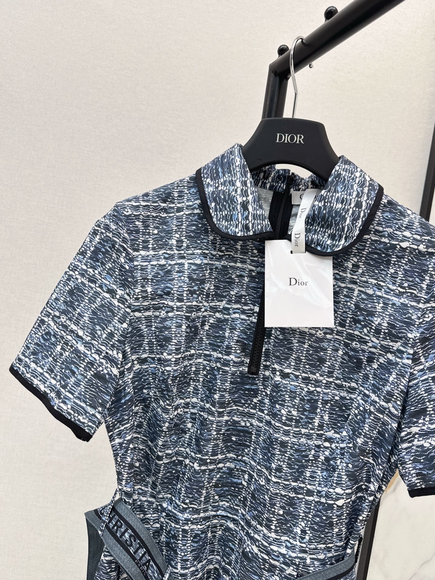 25ss argyle jacquard dress
