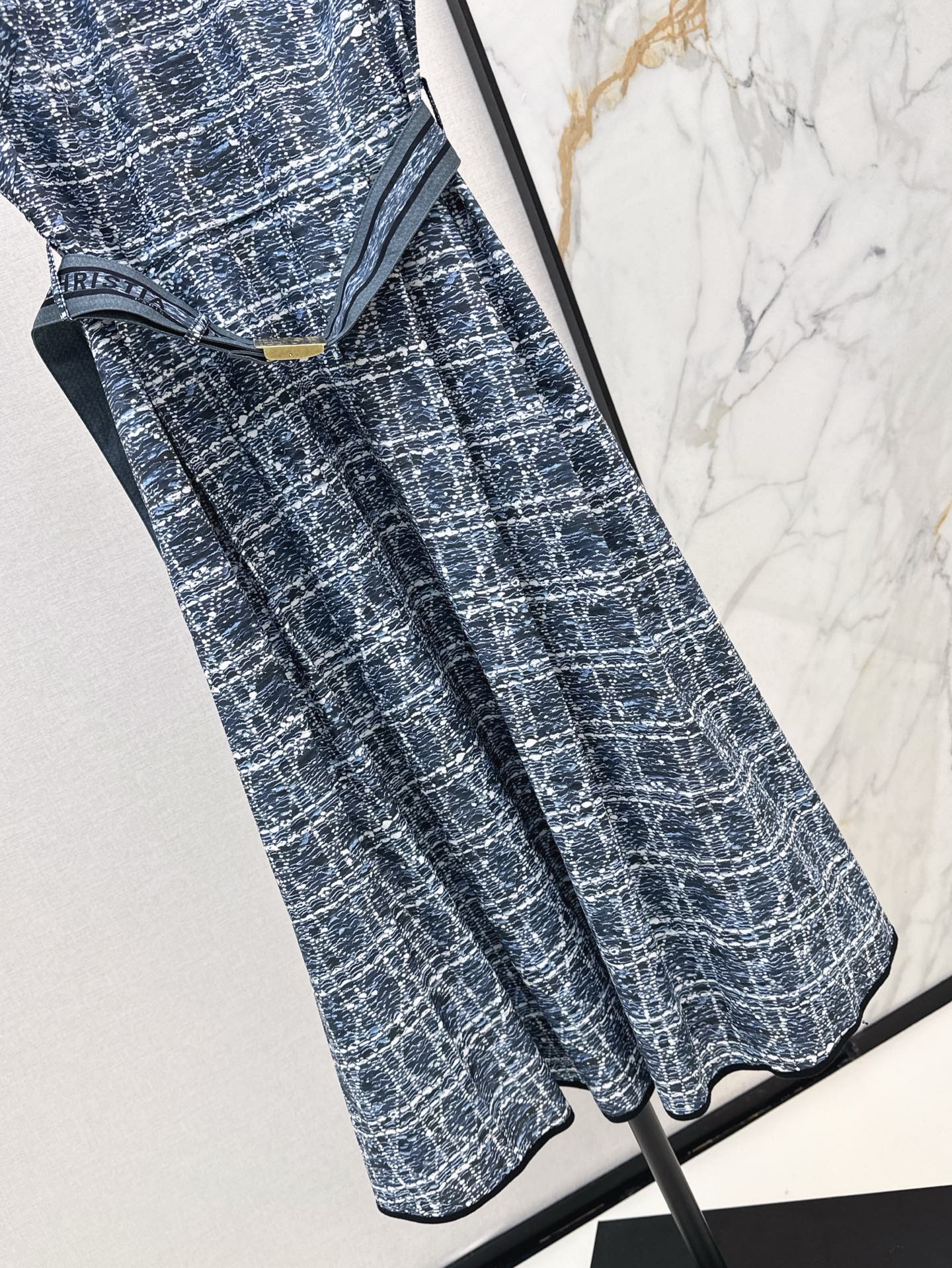 25ss argyle jacquard dress