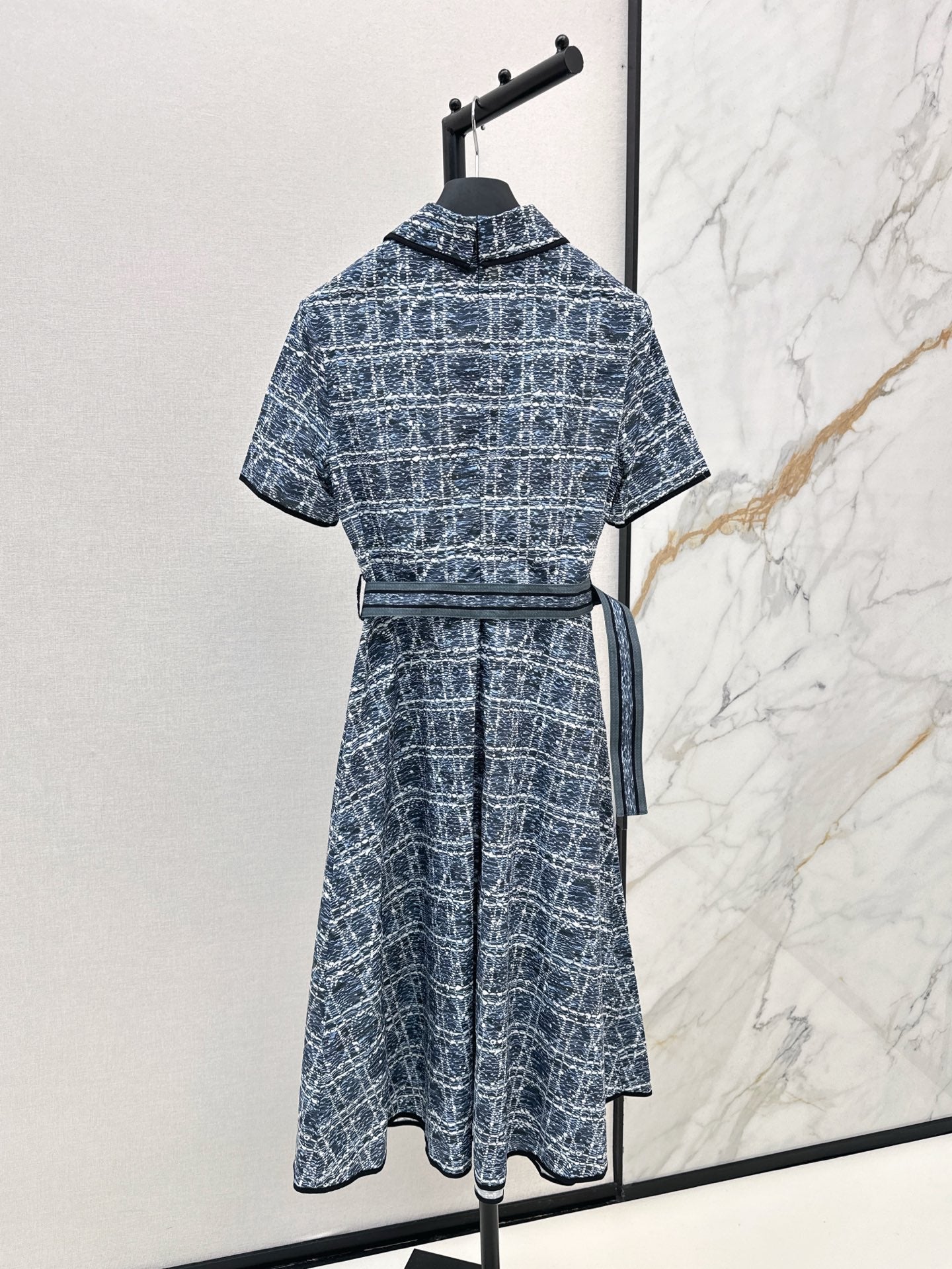 25ss argyle jacquard dress