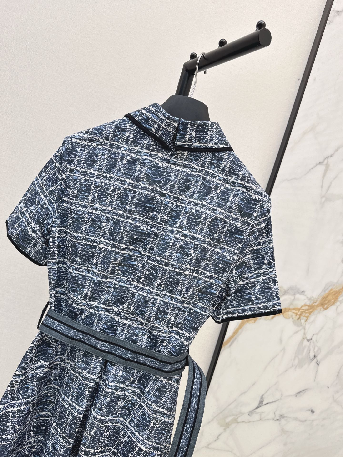 25ss argyle jacquard dress