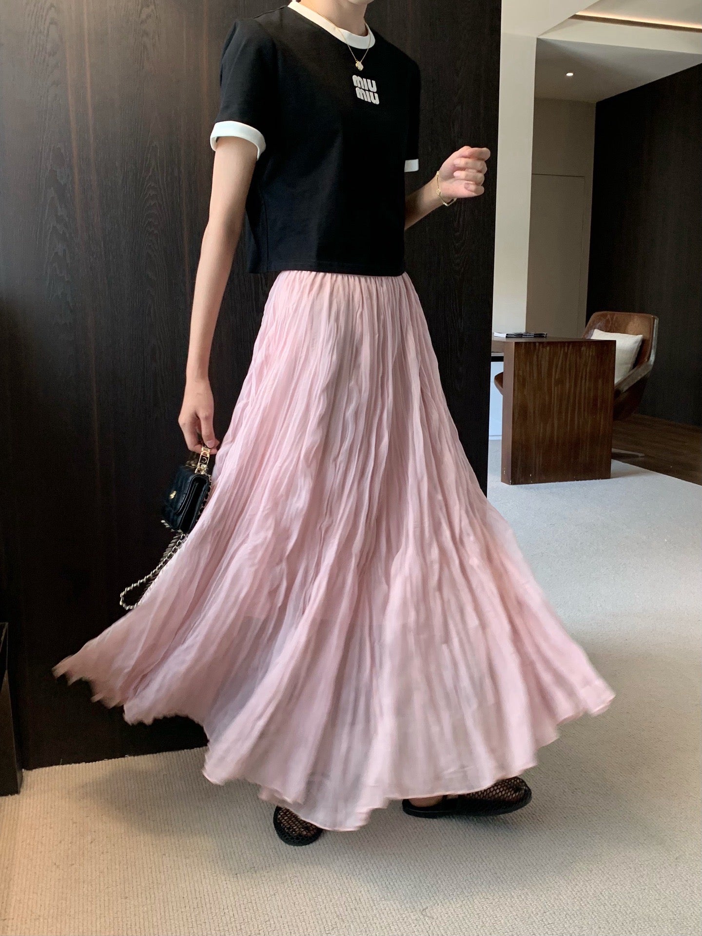 25ss pleated skirt