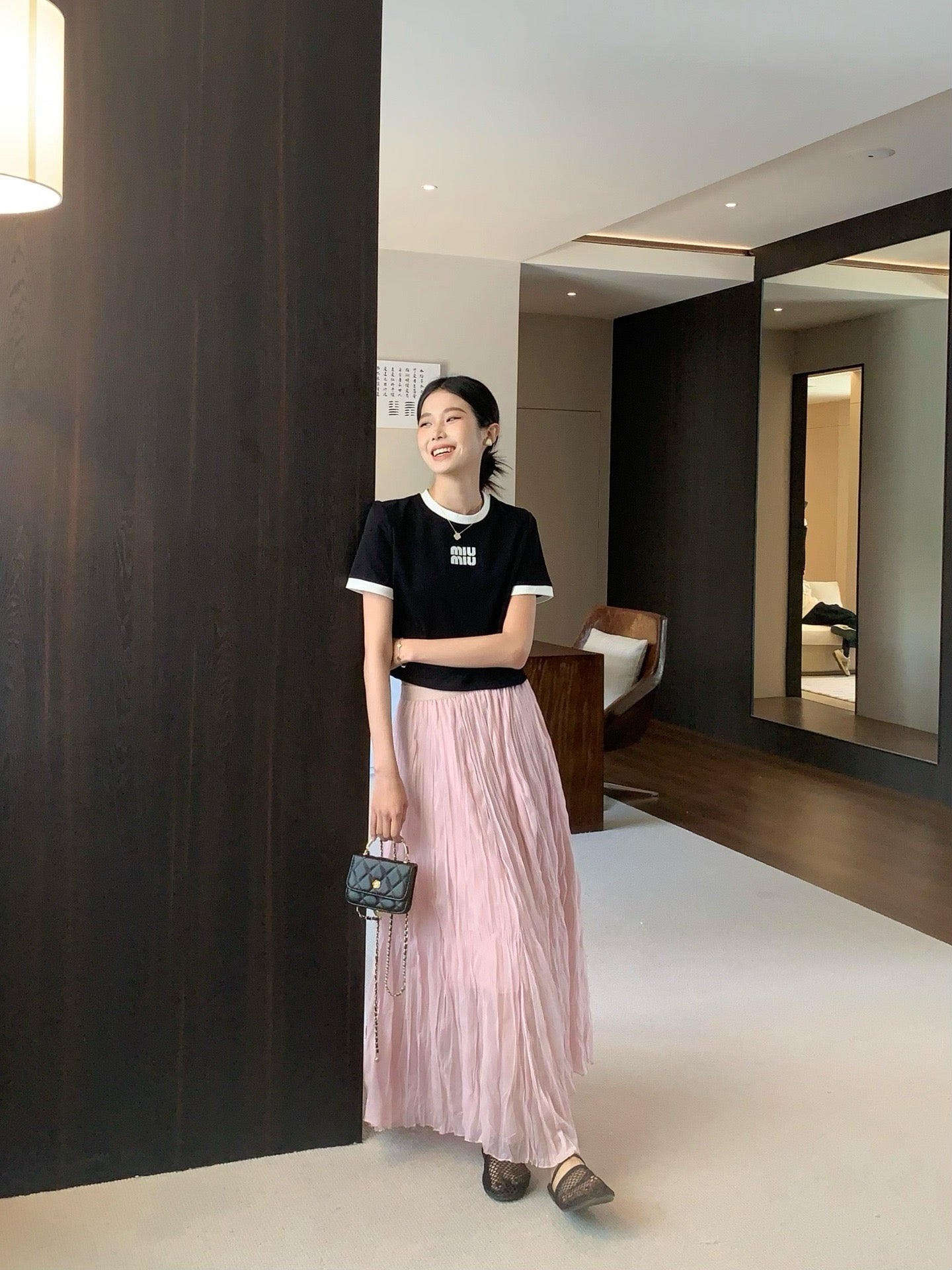 25ss pleated skirt