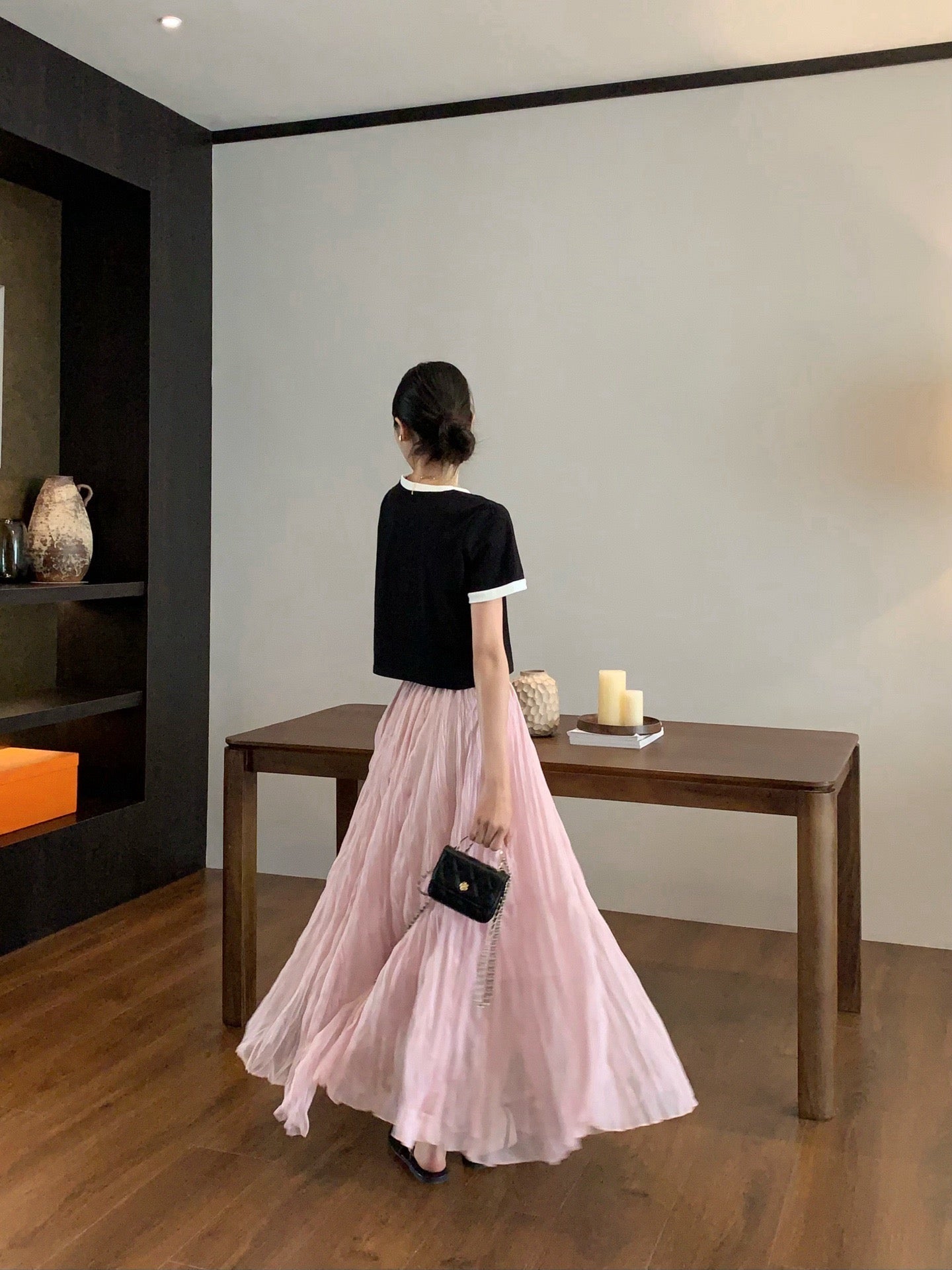 25ss pleated skirt