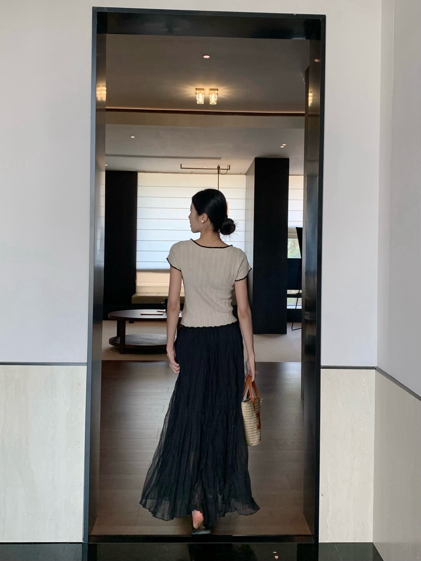 25ss pleated skirt