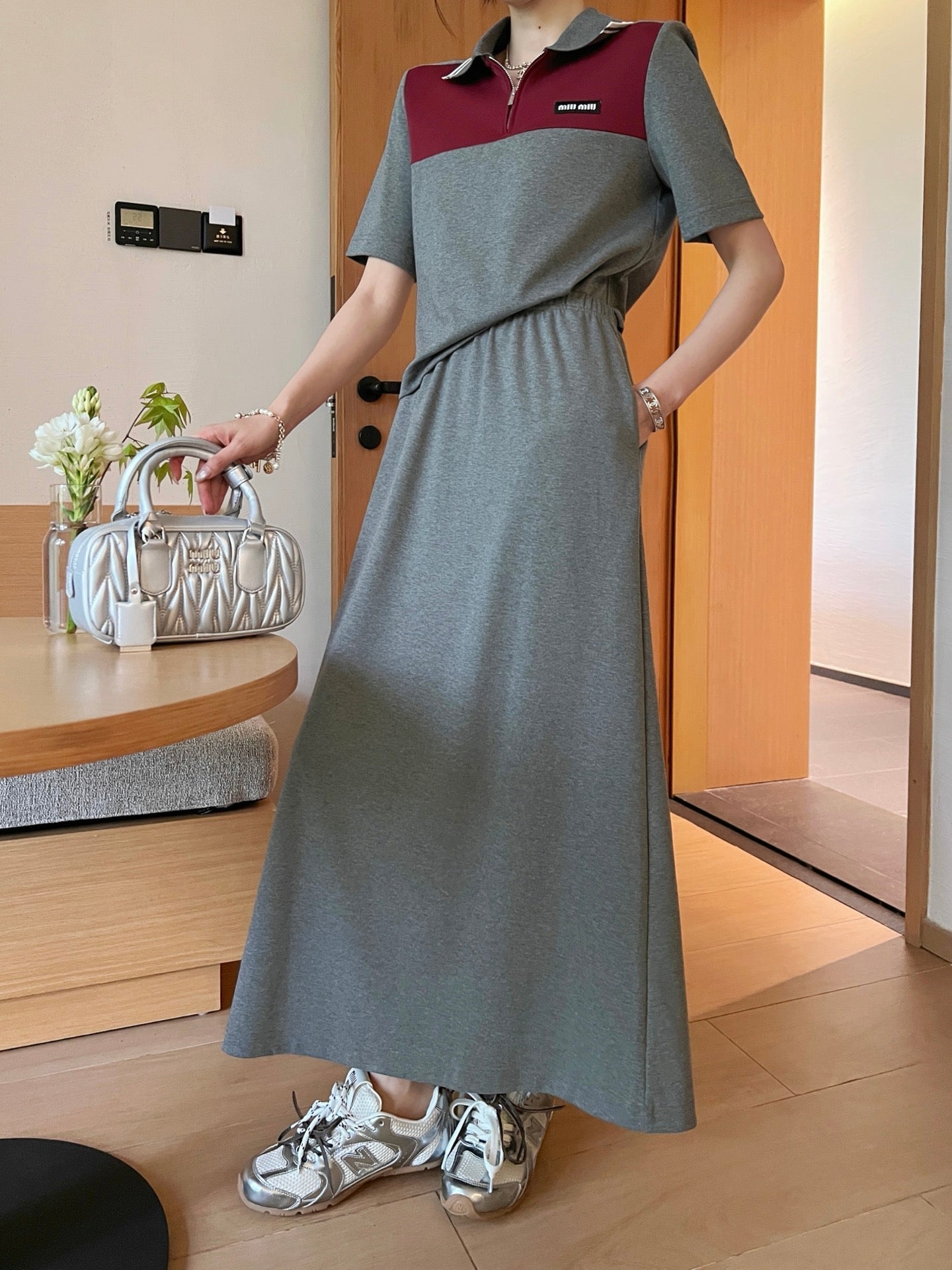 25ss polo skirt set