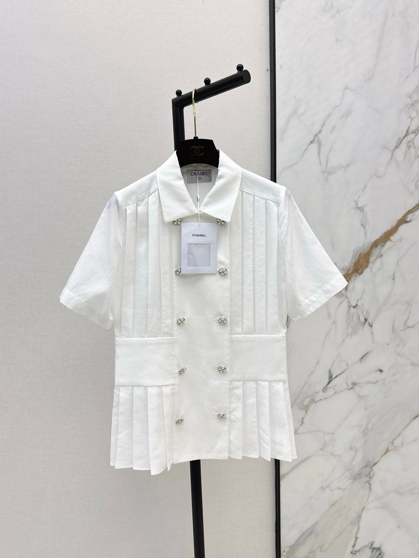 25ss pleated shirt