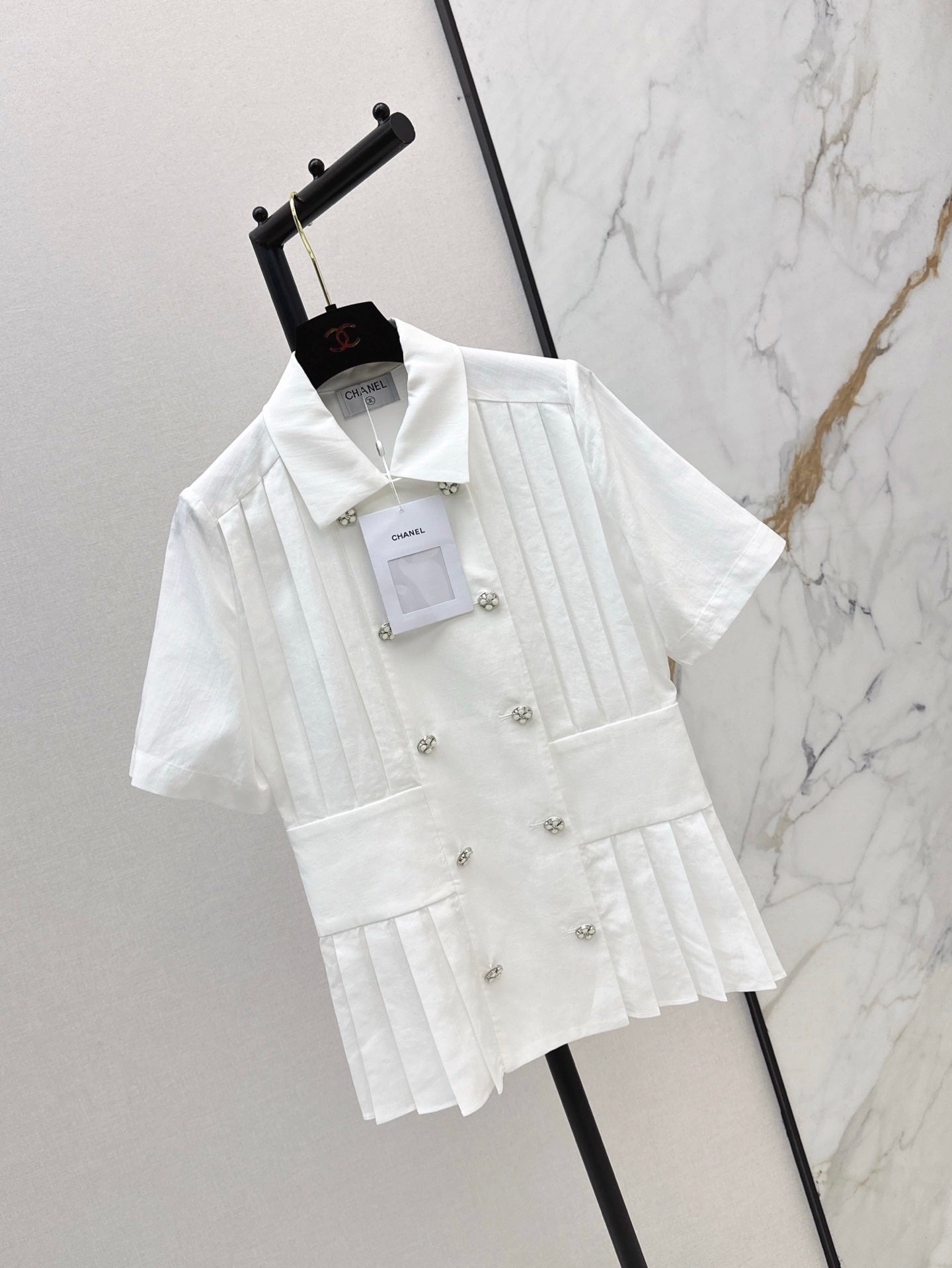 25ss pleated shirt