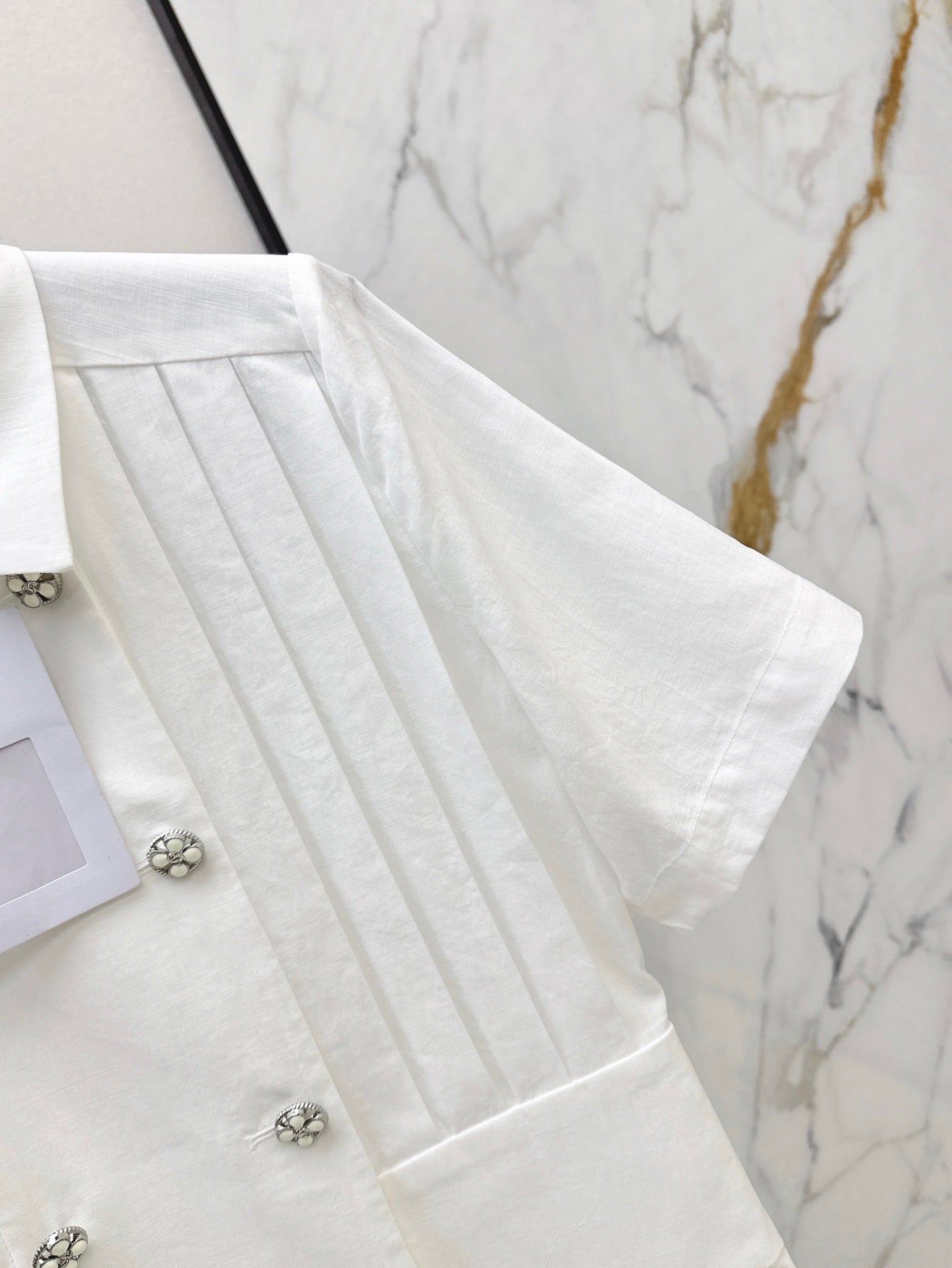 25ss pleated shirt