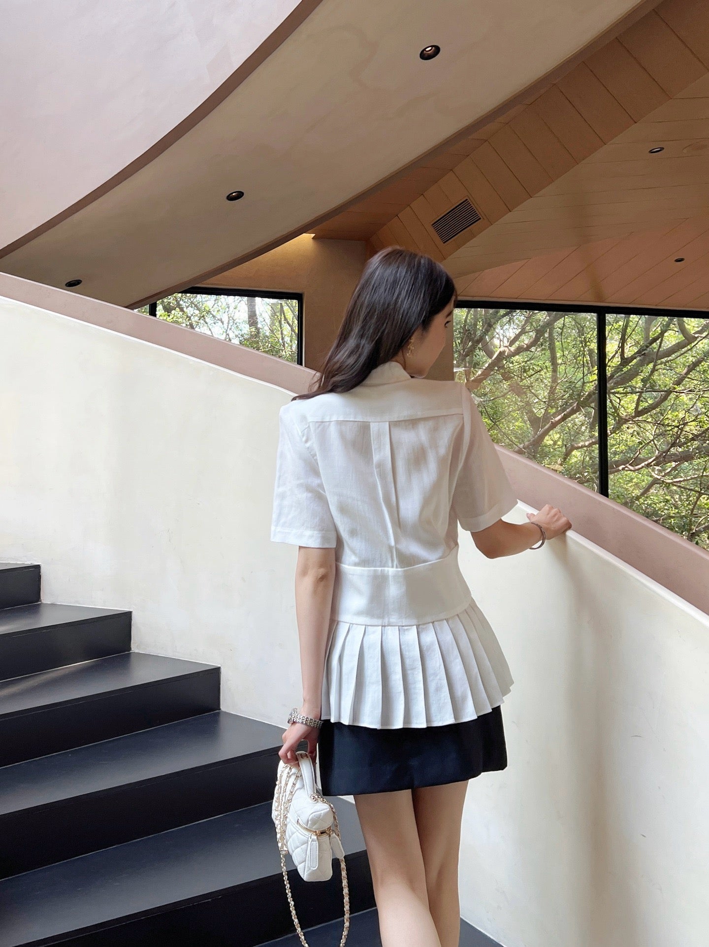 25ss pleated shirt