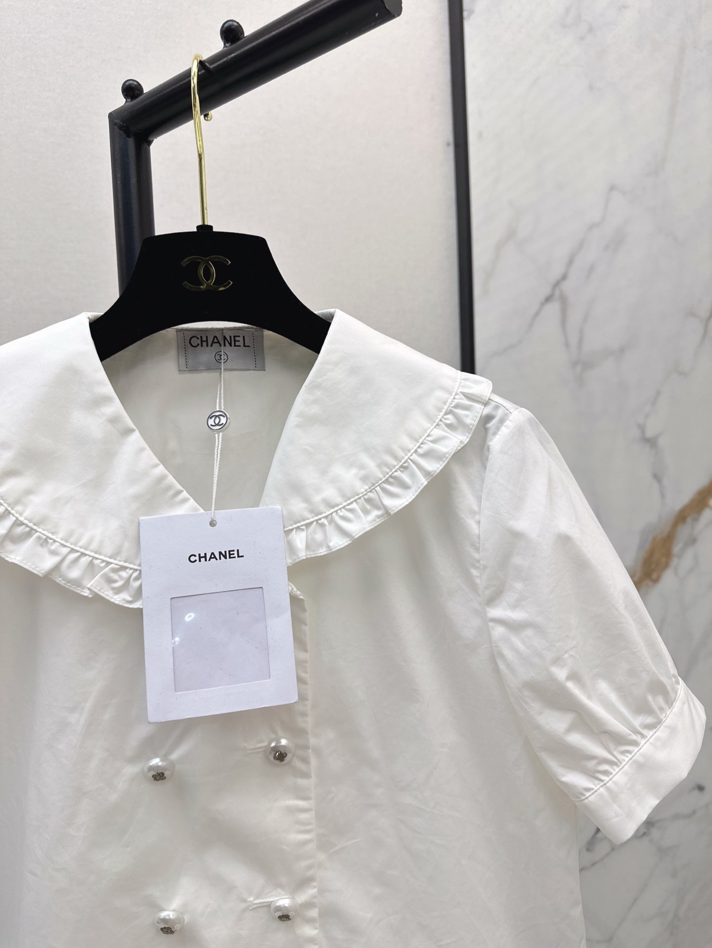 25ss ruffle shirt