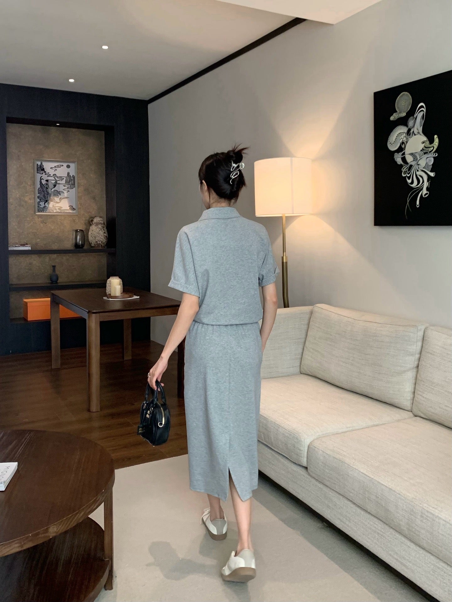 25ss skirt set