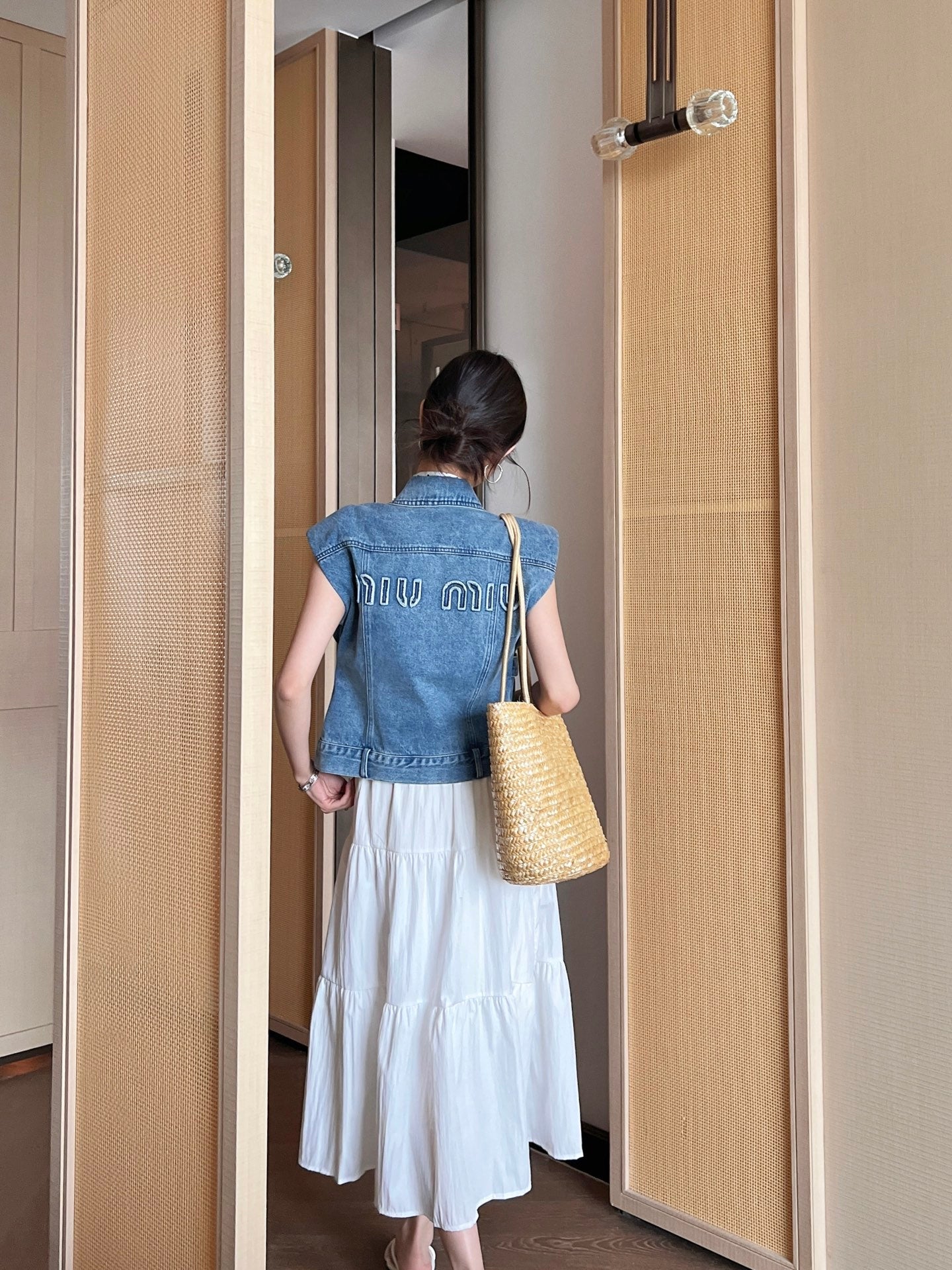 25ss denim vest