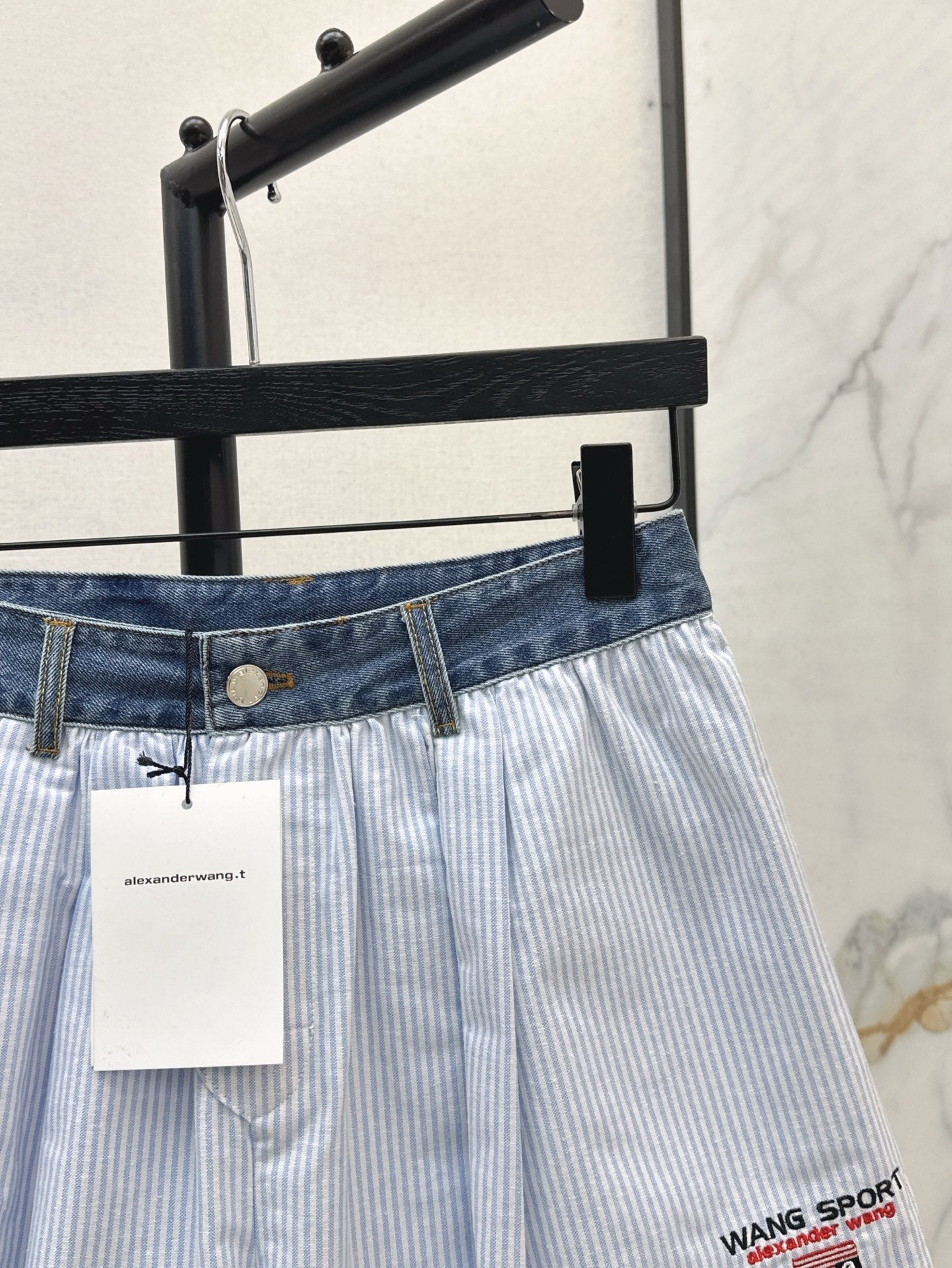 25ss embroidered skirt