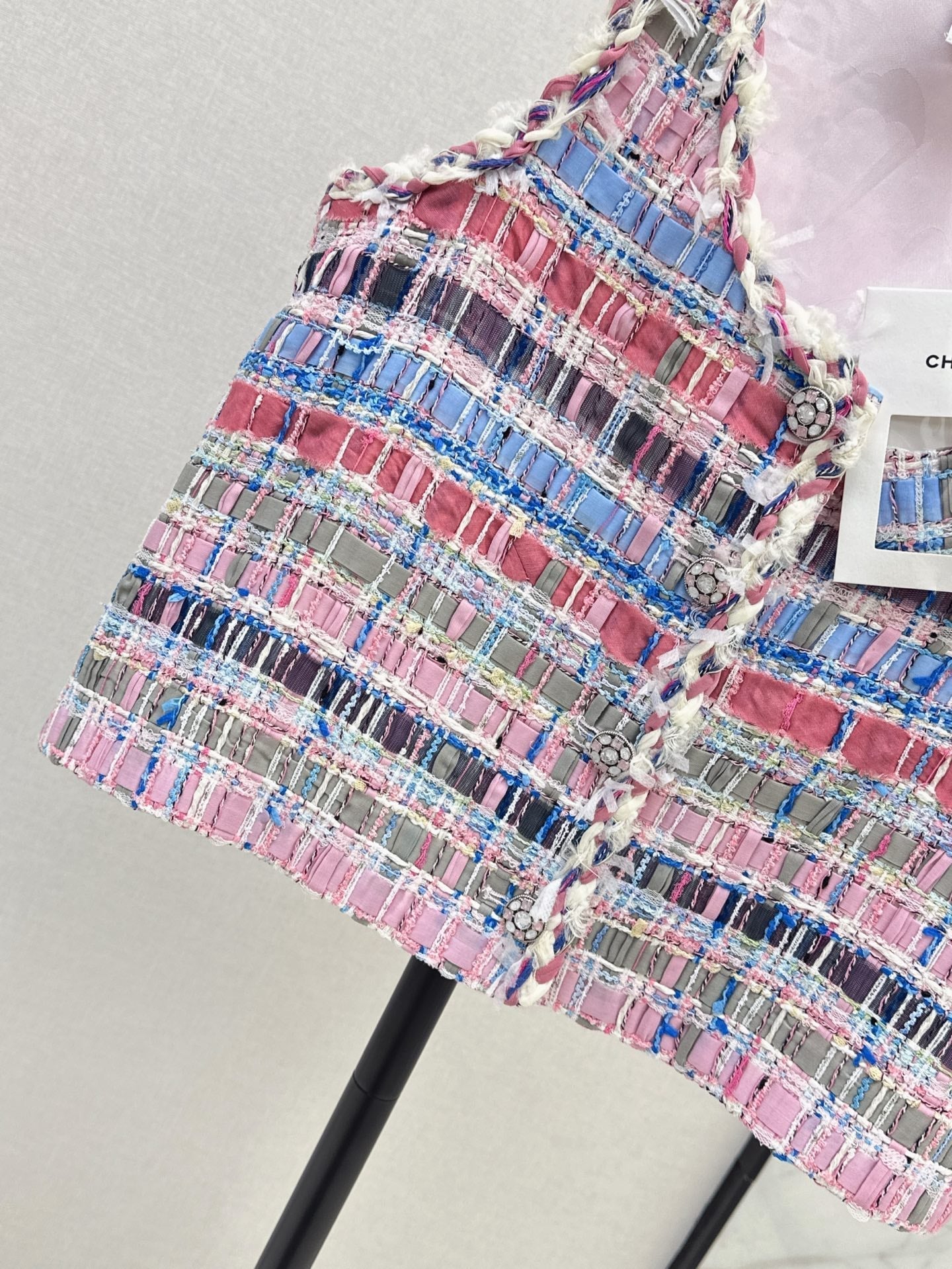 Chan 25ss woven vest