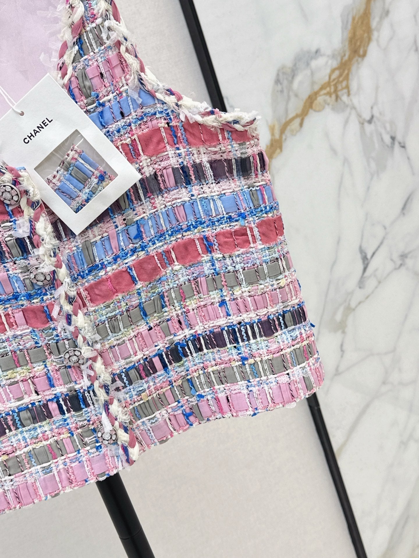 Chan 25ss woven vest