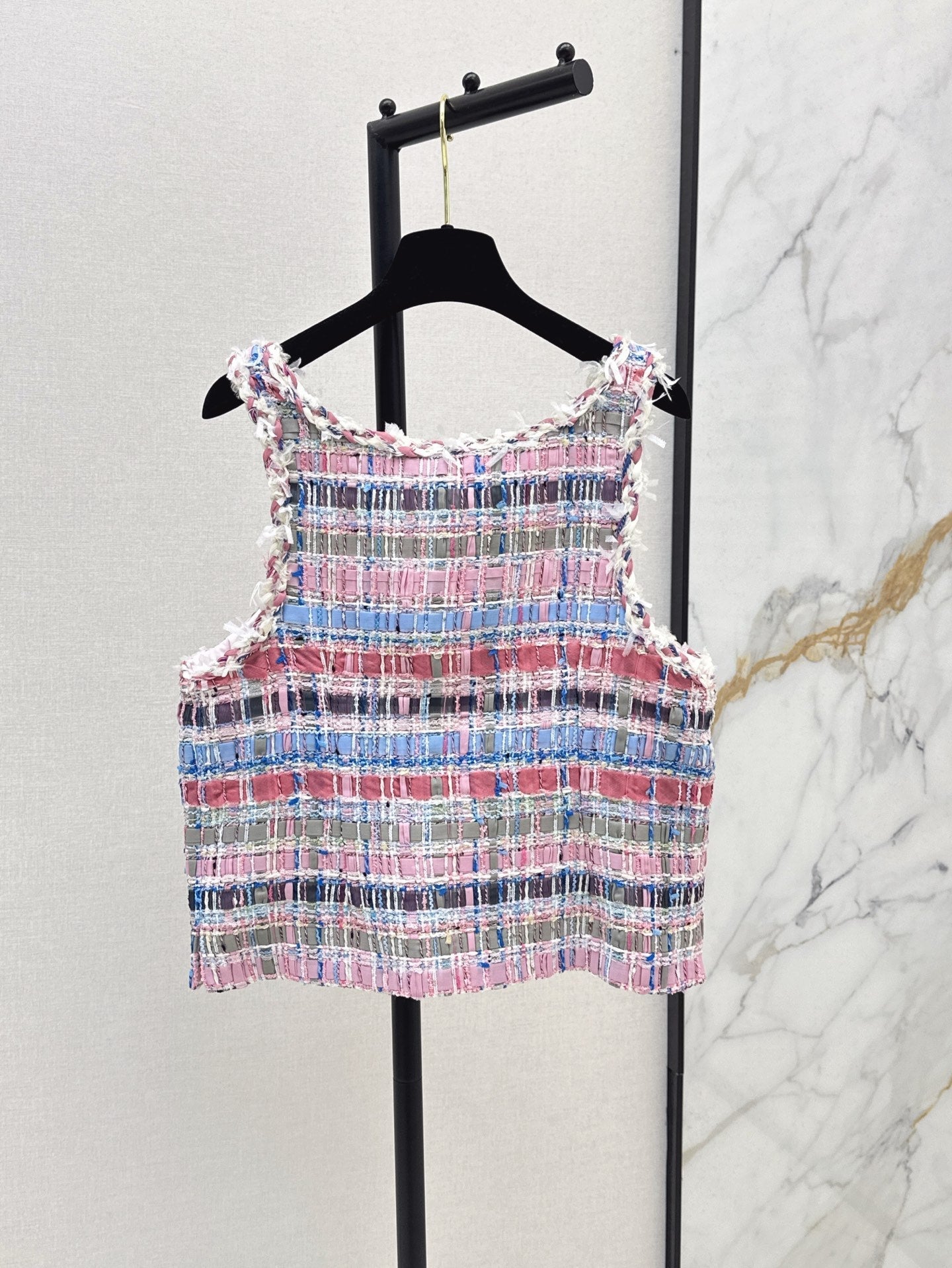 Chan 25ss woven vest
