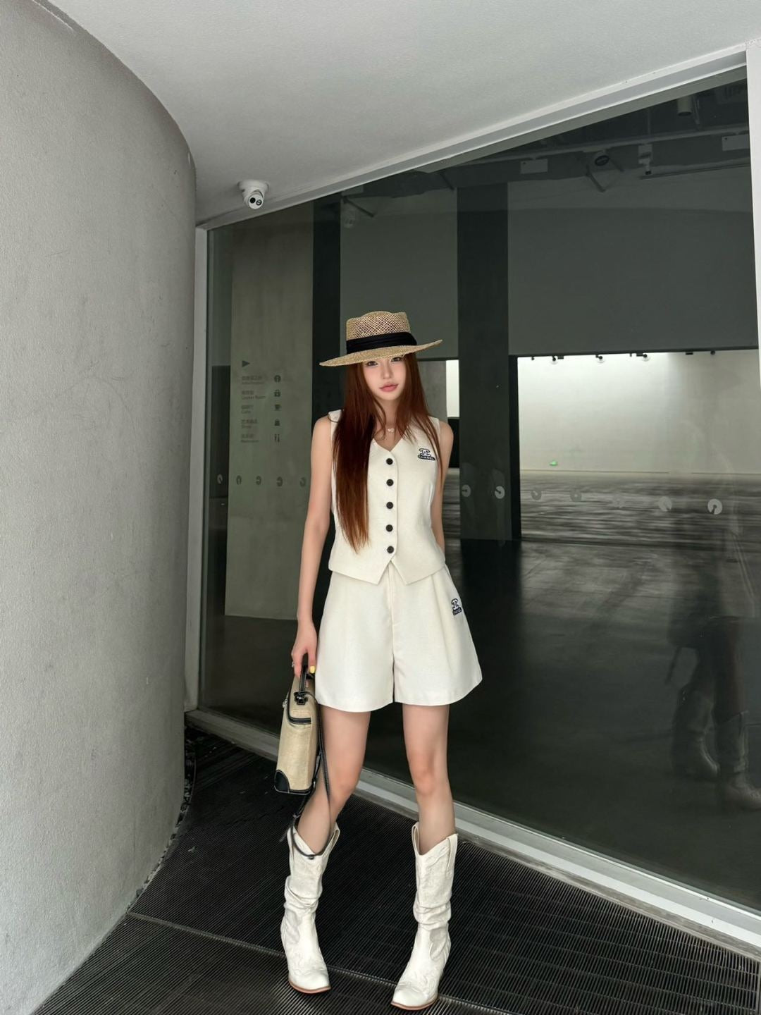 25ss vest short set