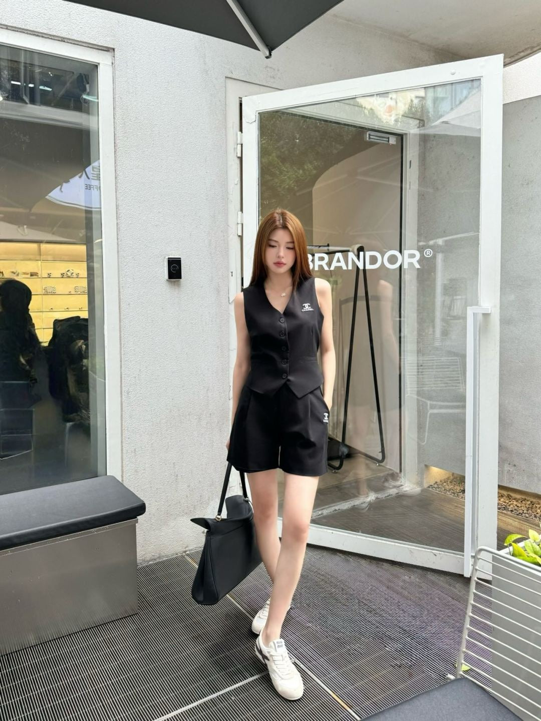 25ss vest short set