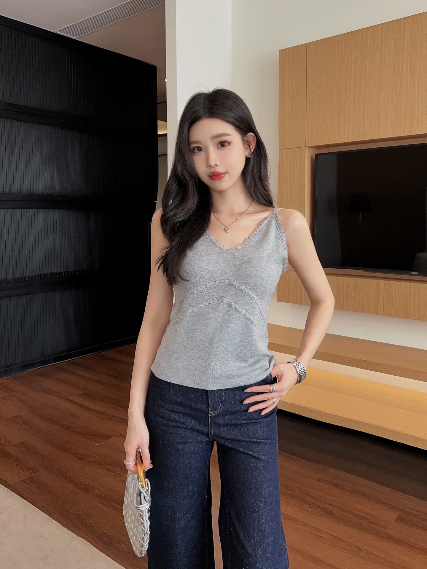 25ss lace camisole