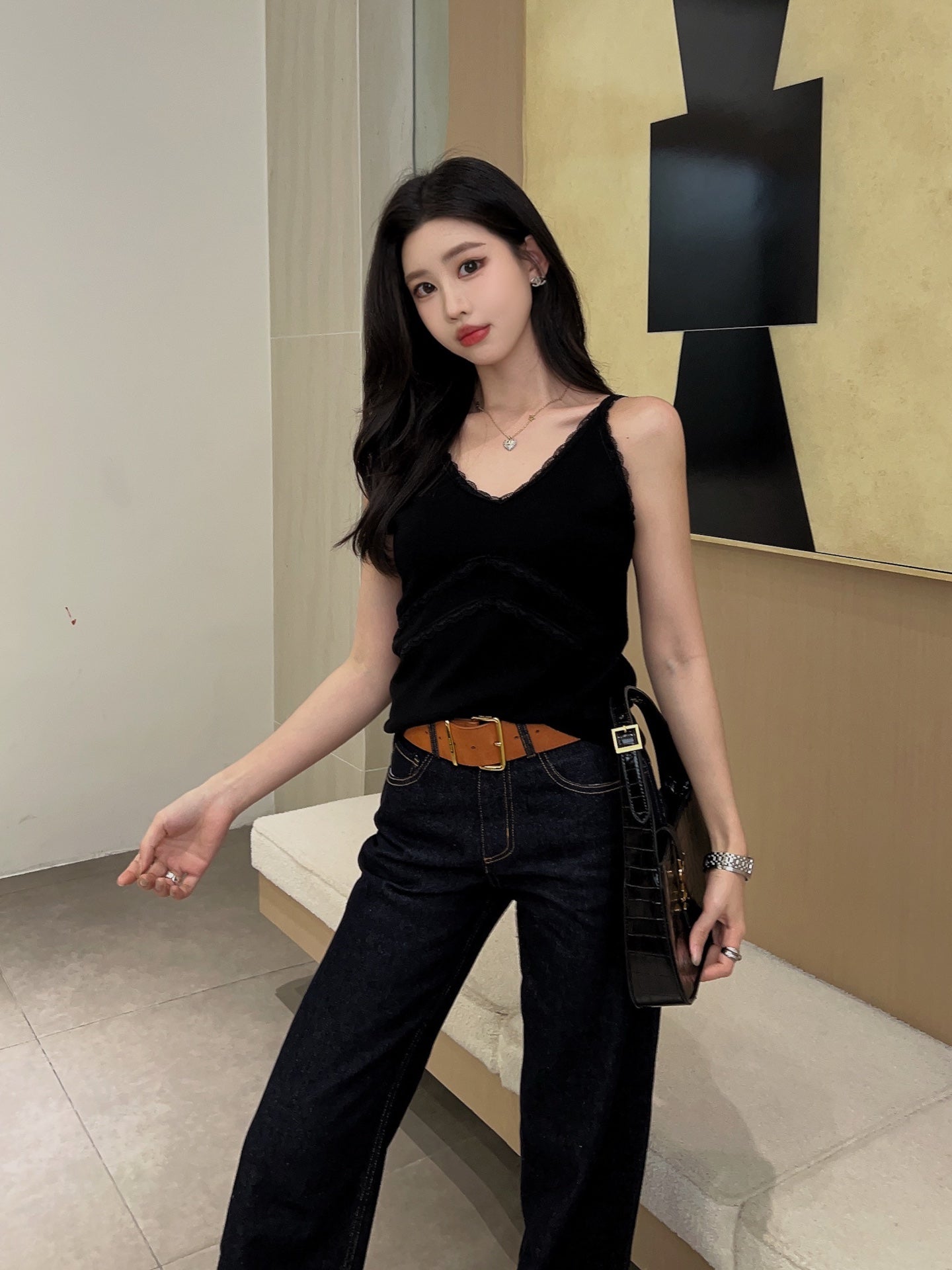 25ss lace camisole