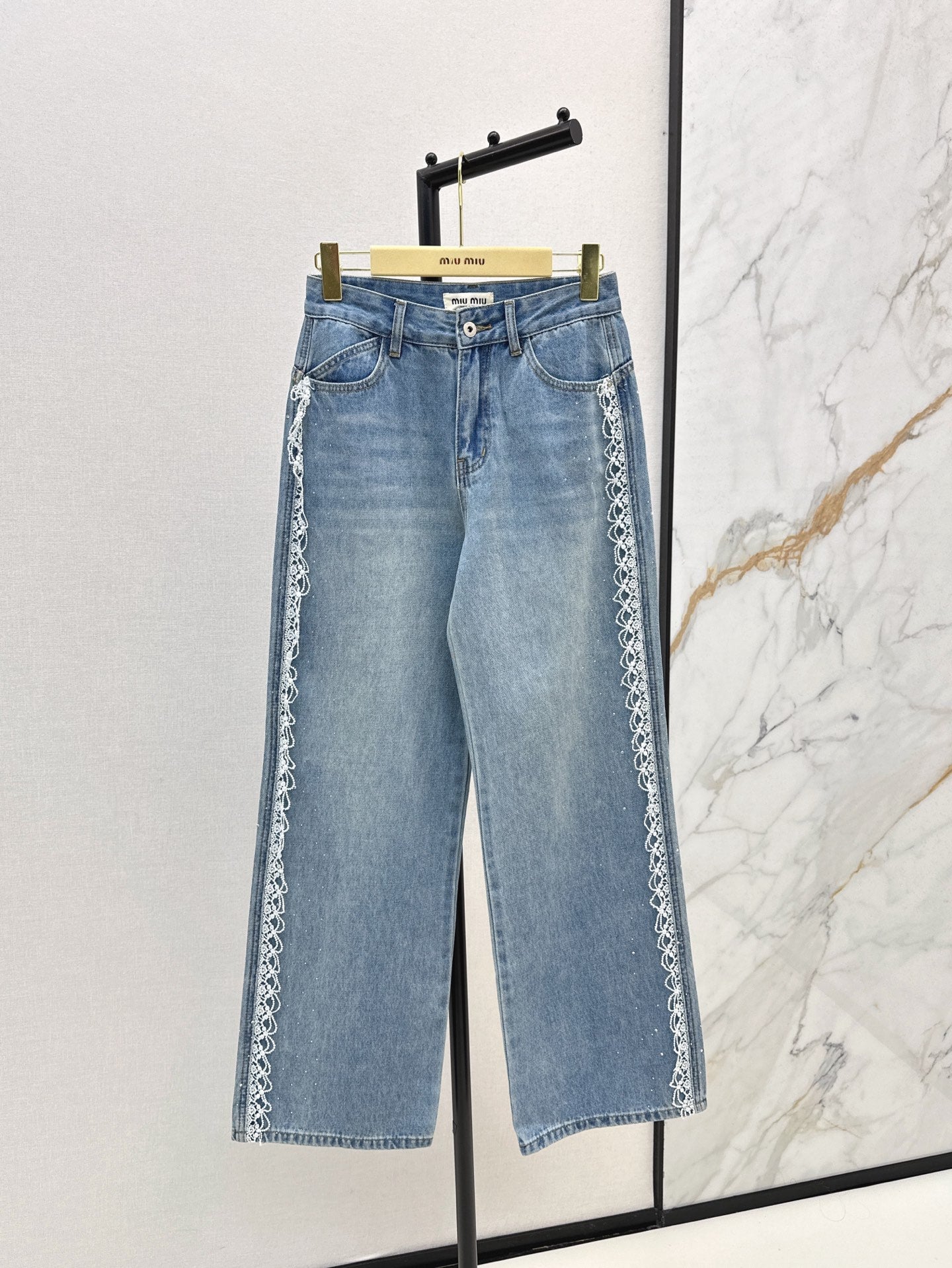 25ss lace jeans