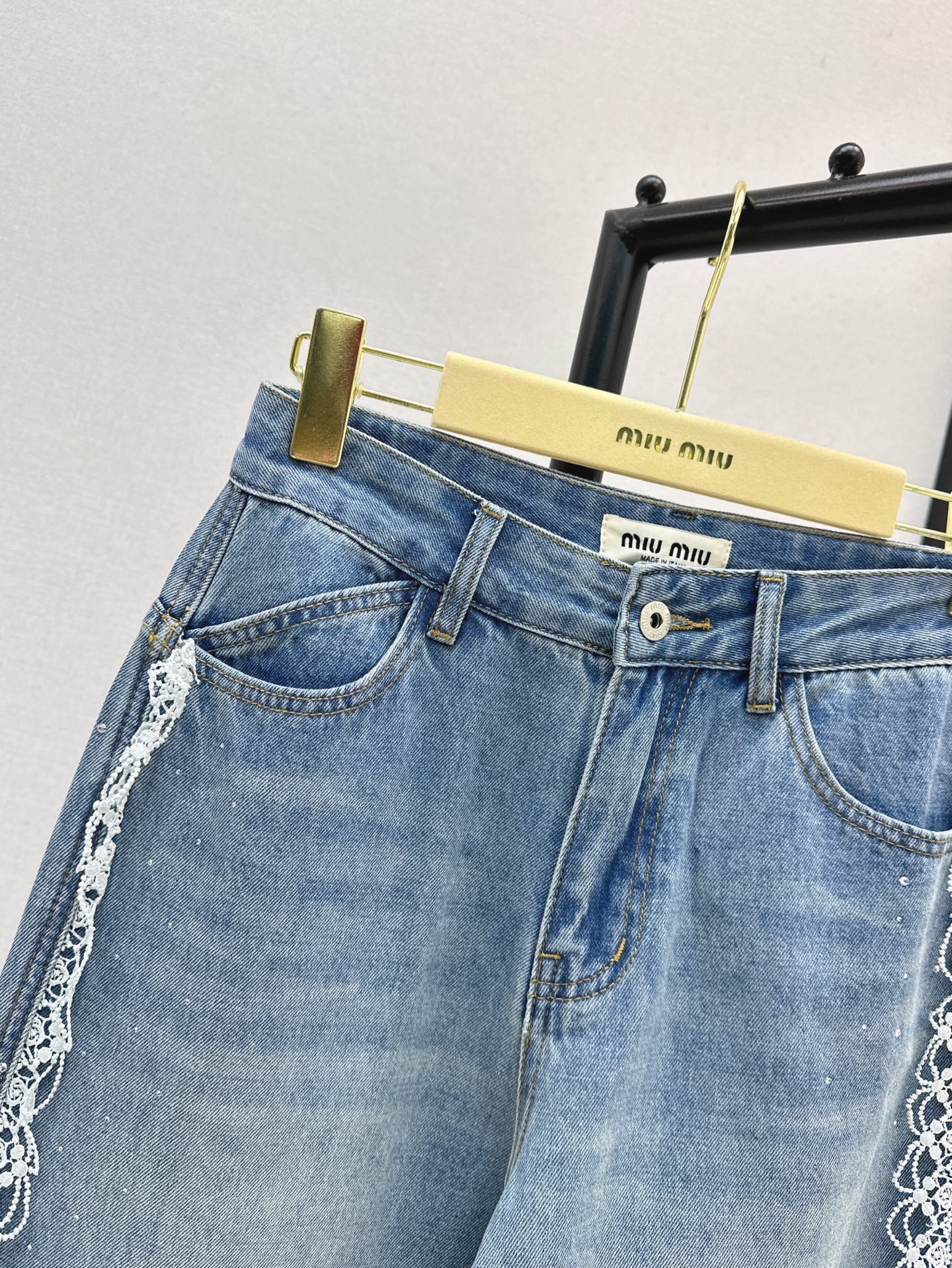 25ss lace jeans