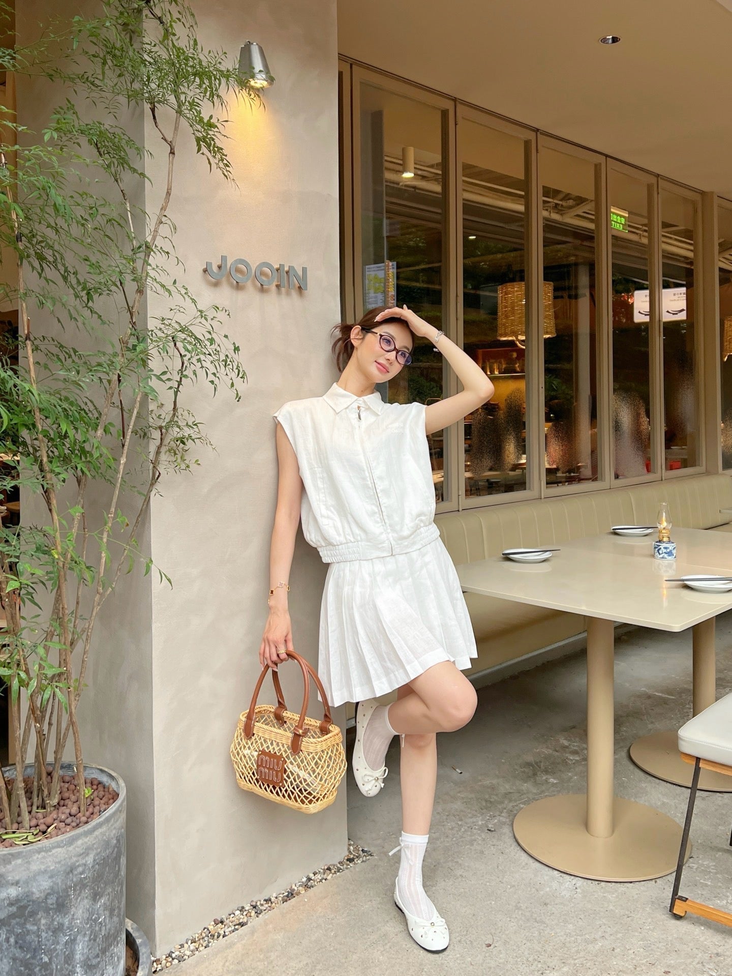 25ss linen suit