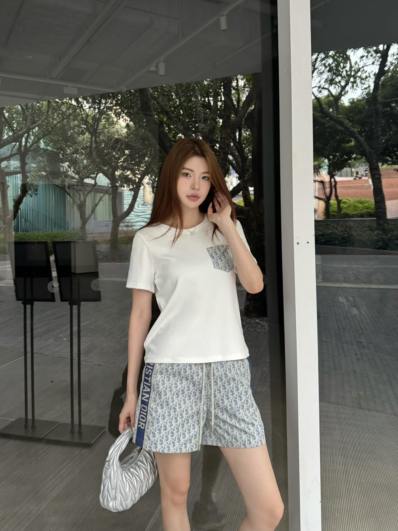 25ss tee short set