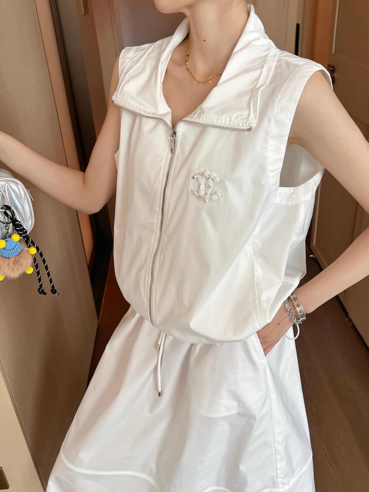 25ss vest skirt set