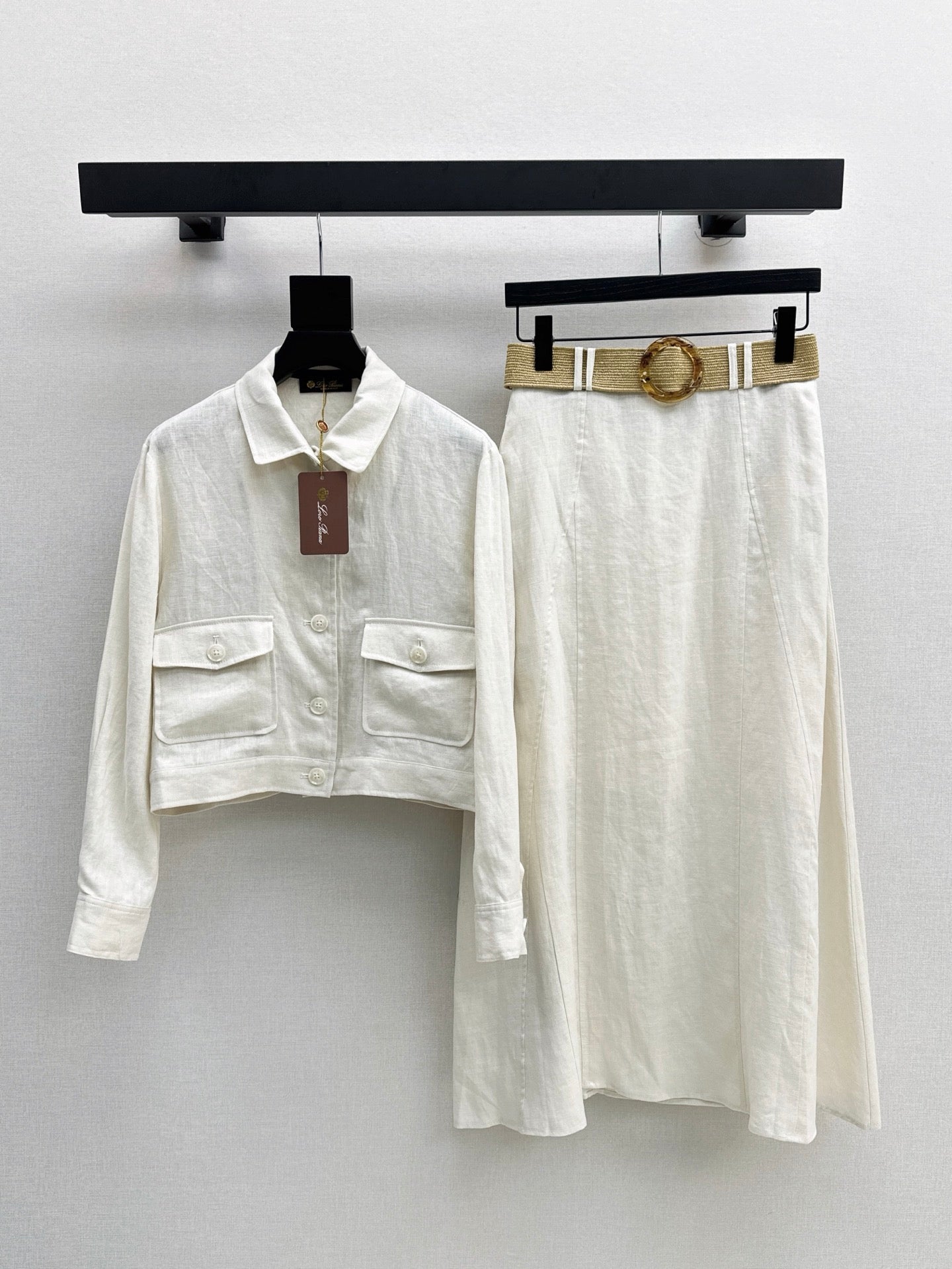 25ss linen skirt