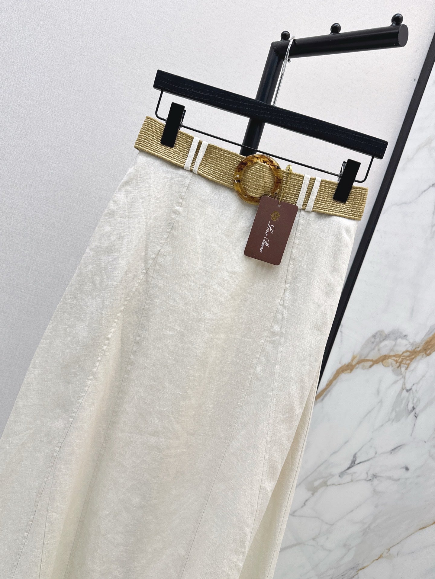 25ss linen skirt