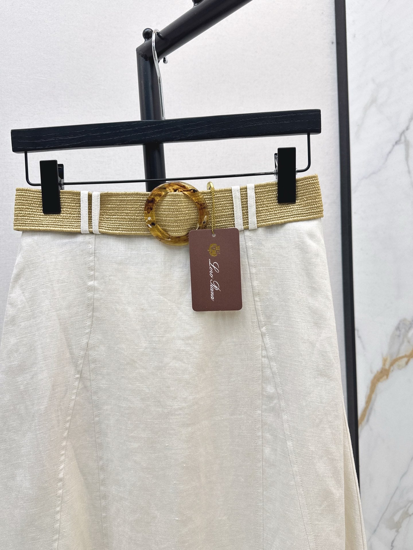 25ss linen skirt